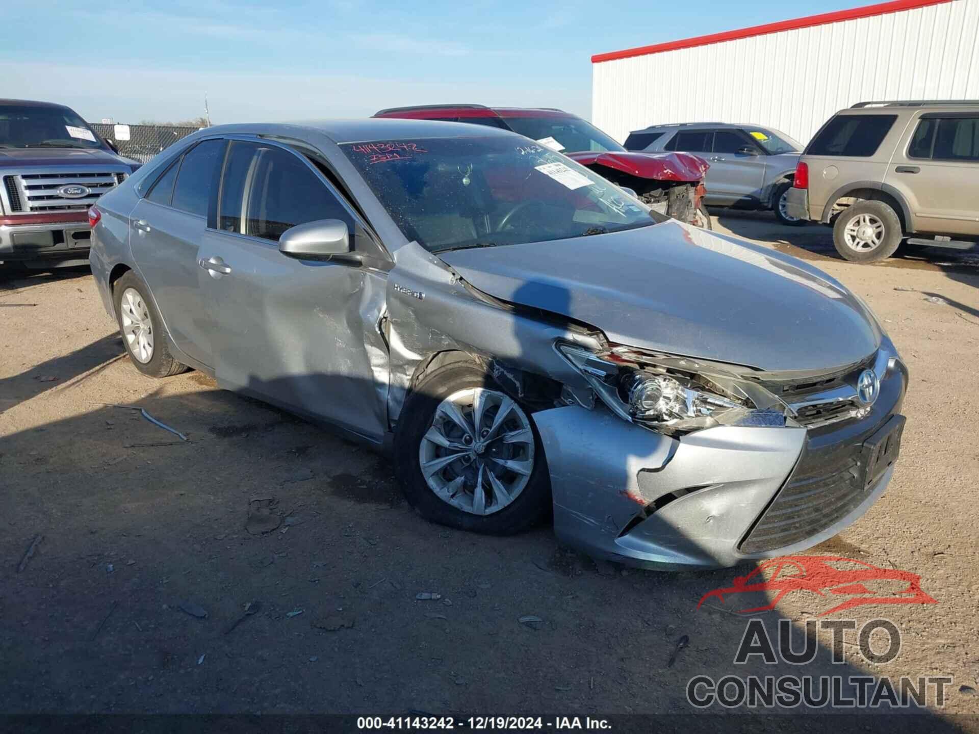 TOYOTA CAMRY HYBRID 2016 - 4T1BD1FKXGU198242