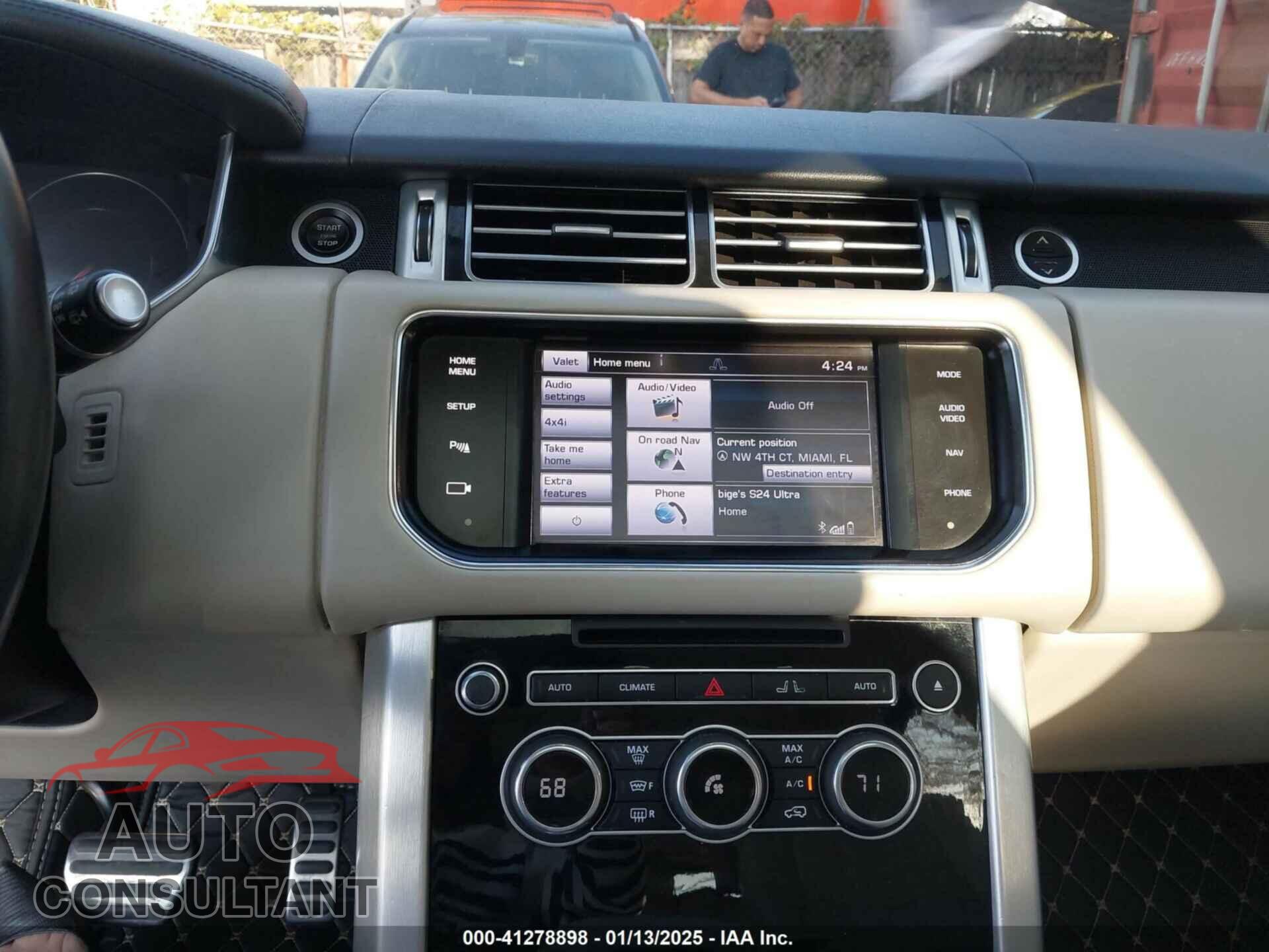 LAND ROVER RANGE ROVER 2014 - SALGS2EFXEA135563