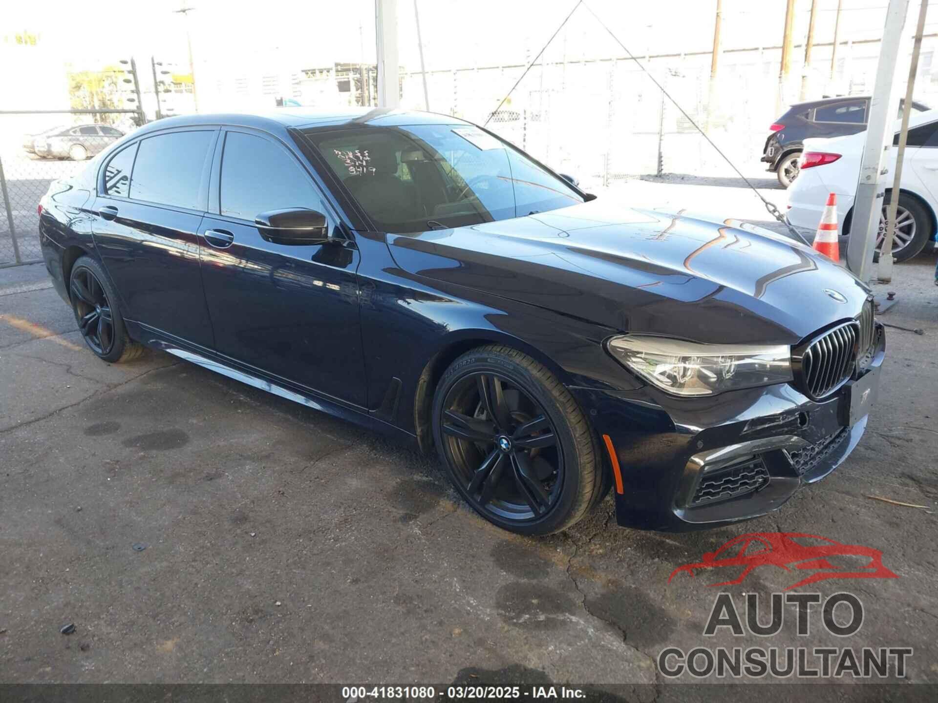 BMW 740I 2019 - WBA7E2C58KB218419