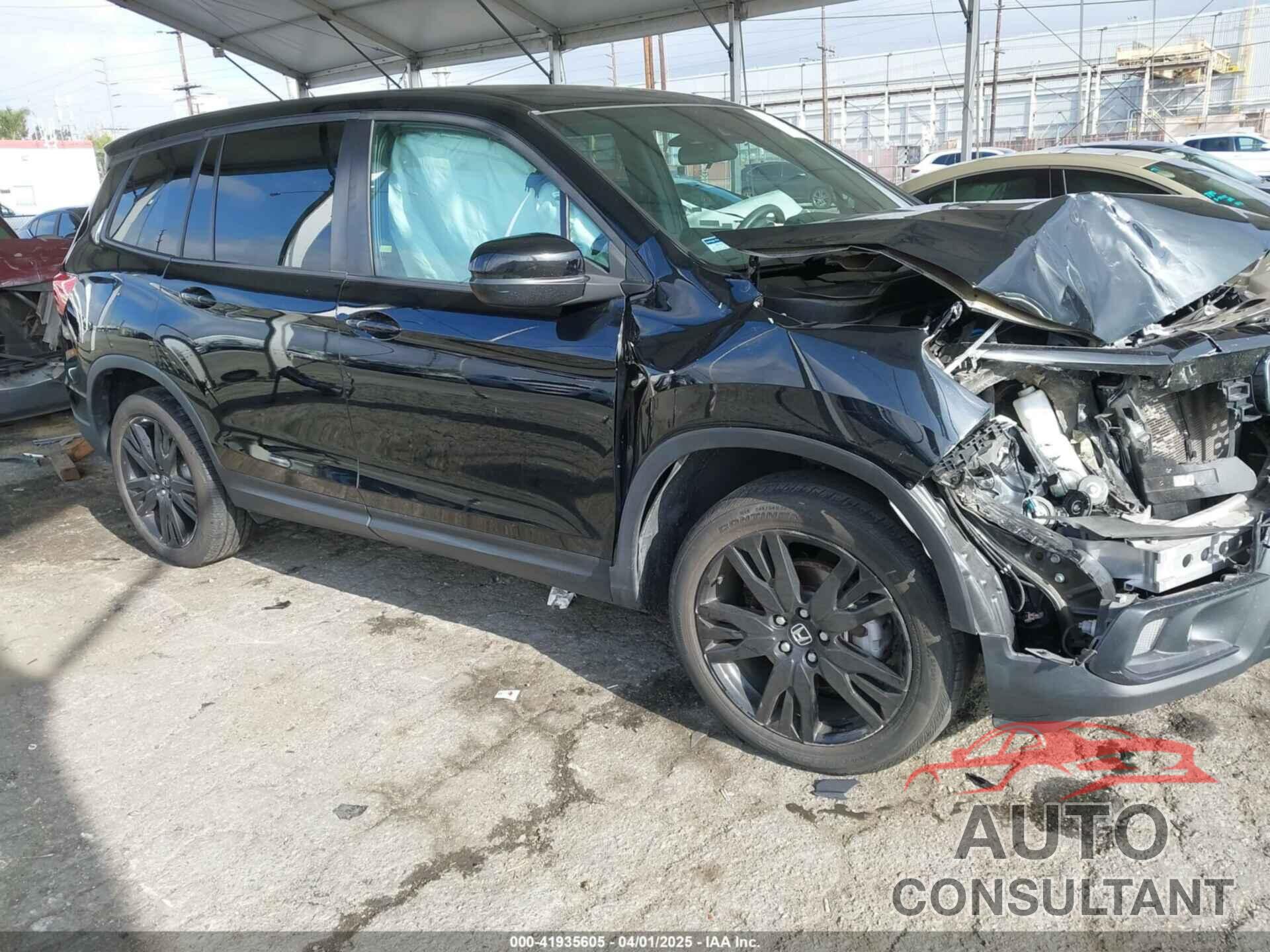 HONDA PASSPORT 2019 - 5FNYF7H29KB010241