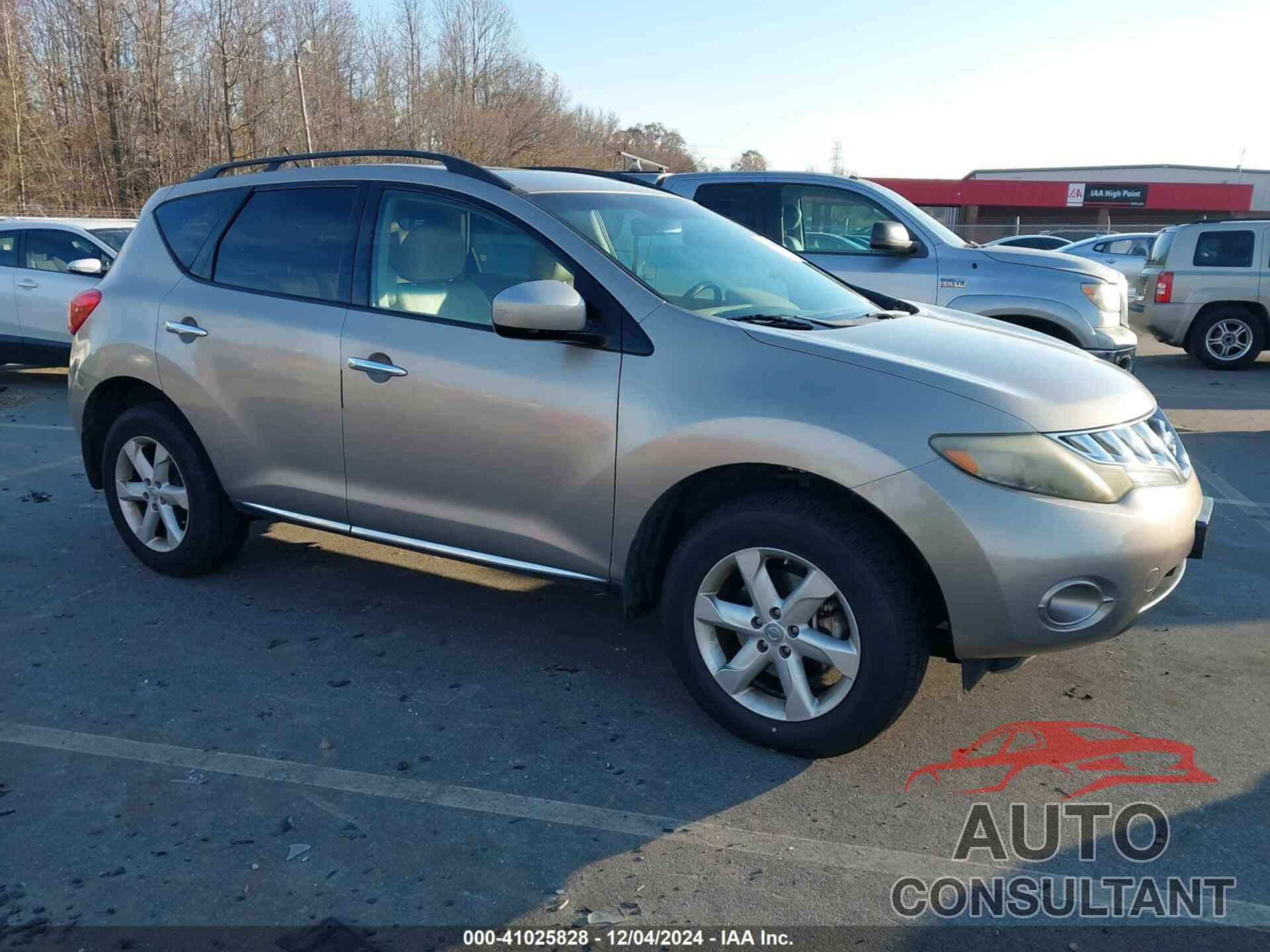 NISSAN MURANO 2009 - JN8AZ18W09W201260