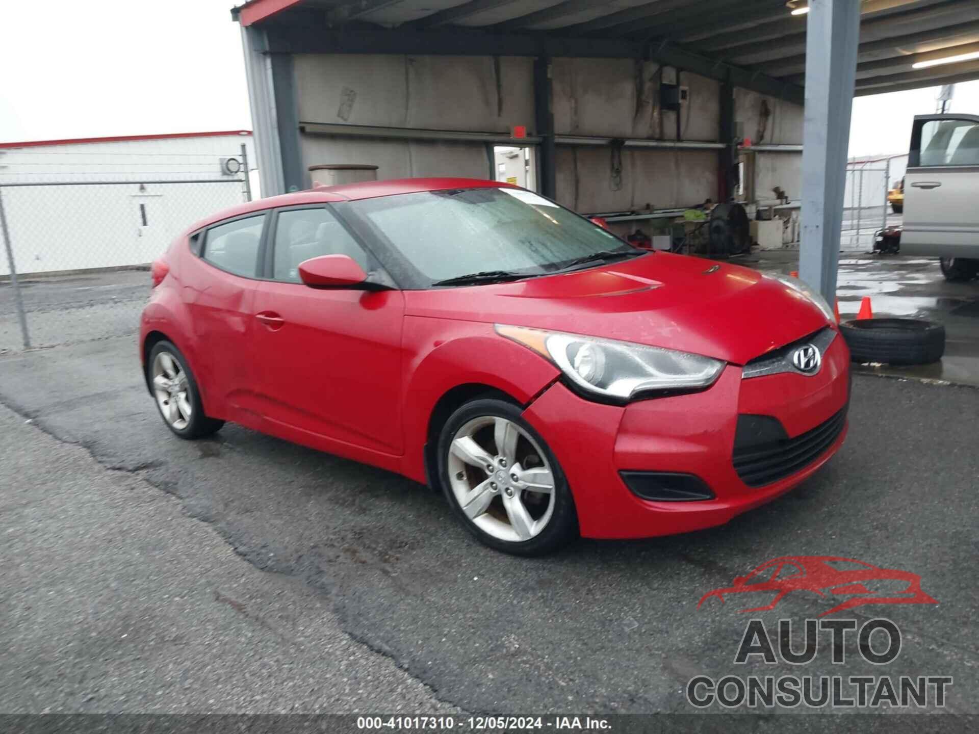 HYUNDAI VELOSTER 2013 - KMHTC6AD3DU087461