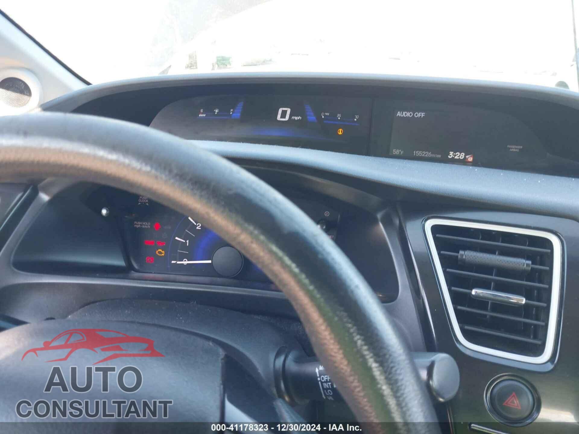 HONDA CIVIC 2013 - 19XFB2F86DE270280
