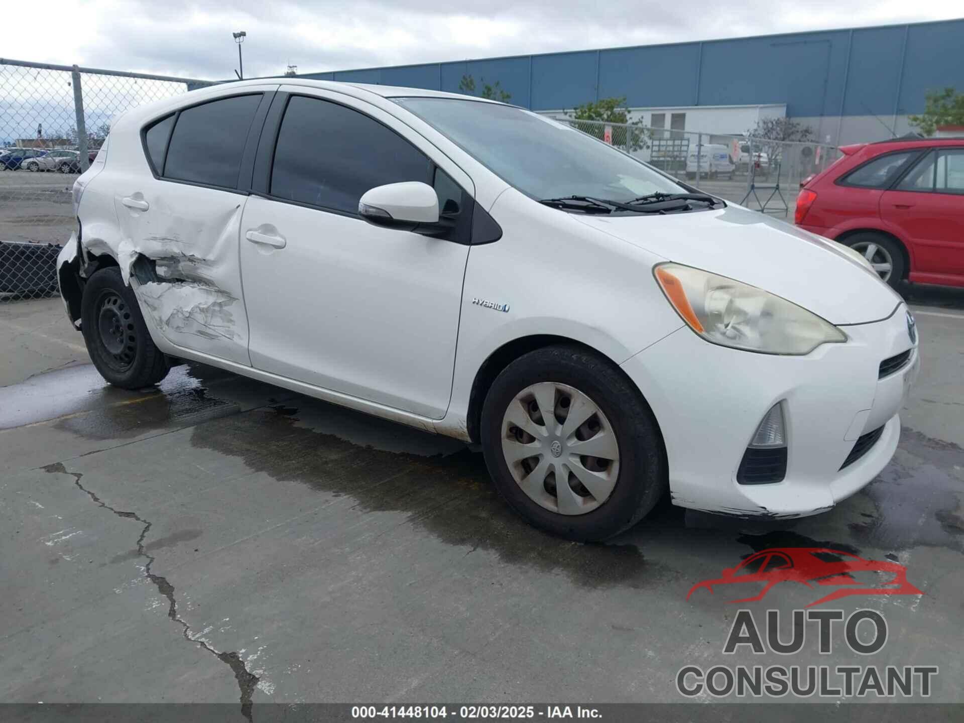 TOYOTA PRIUS C 2013 - JTDKDTB36D1041822