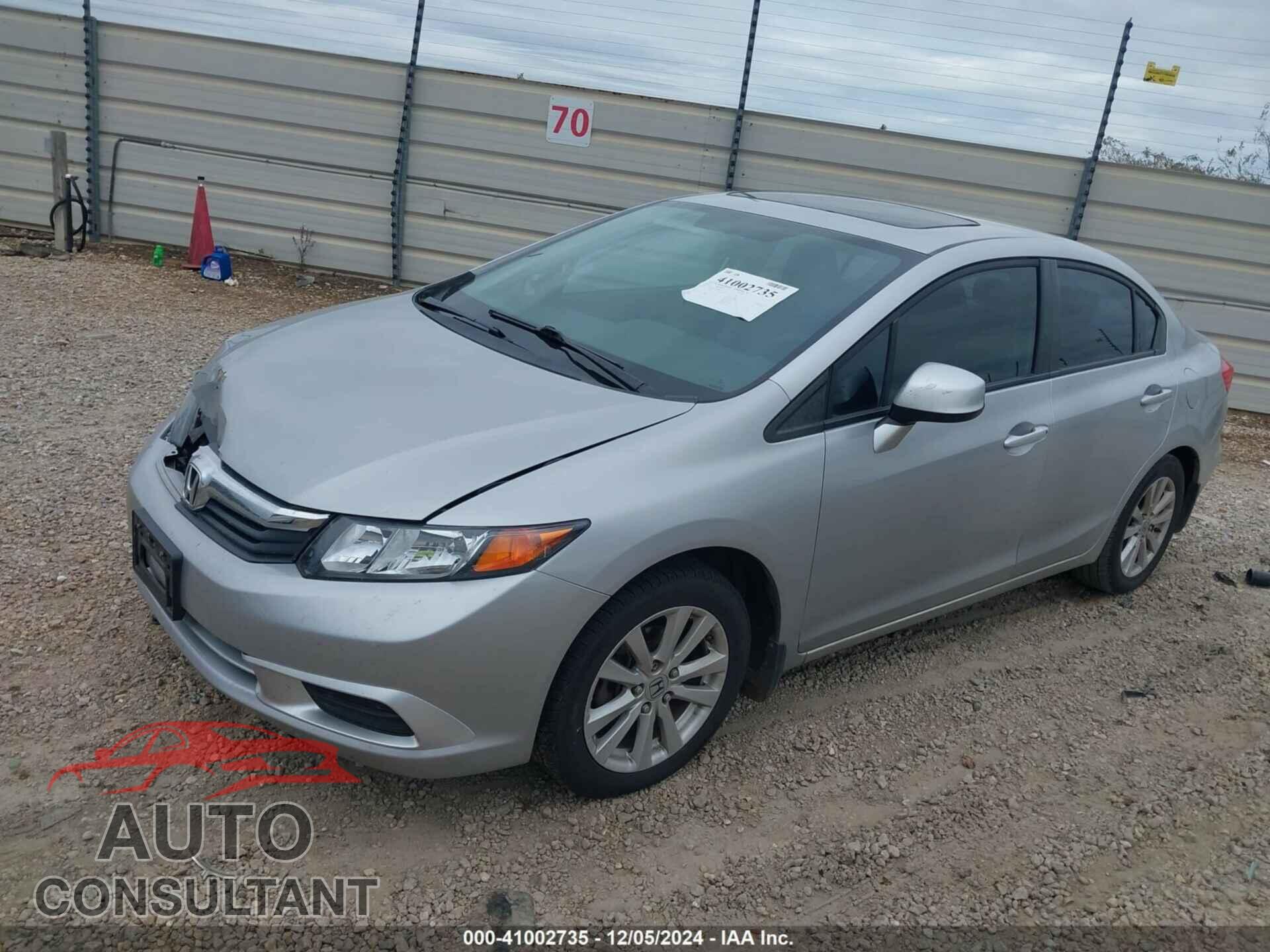 HONDA CIVIC 2012 - 19XFB2F85CE065497