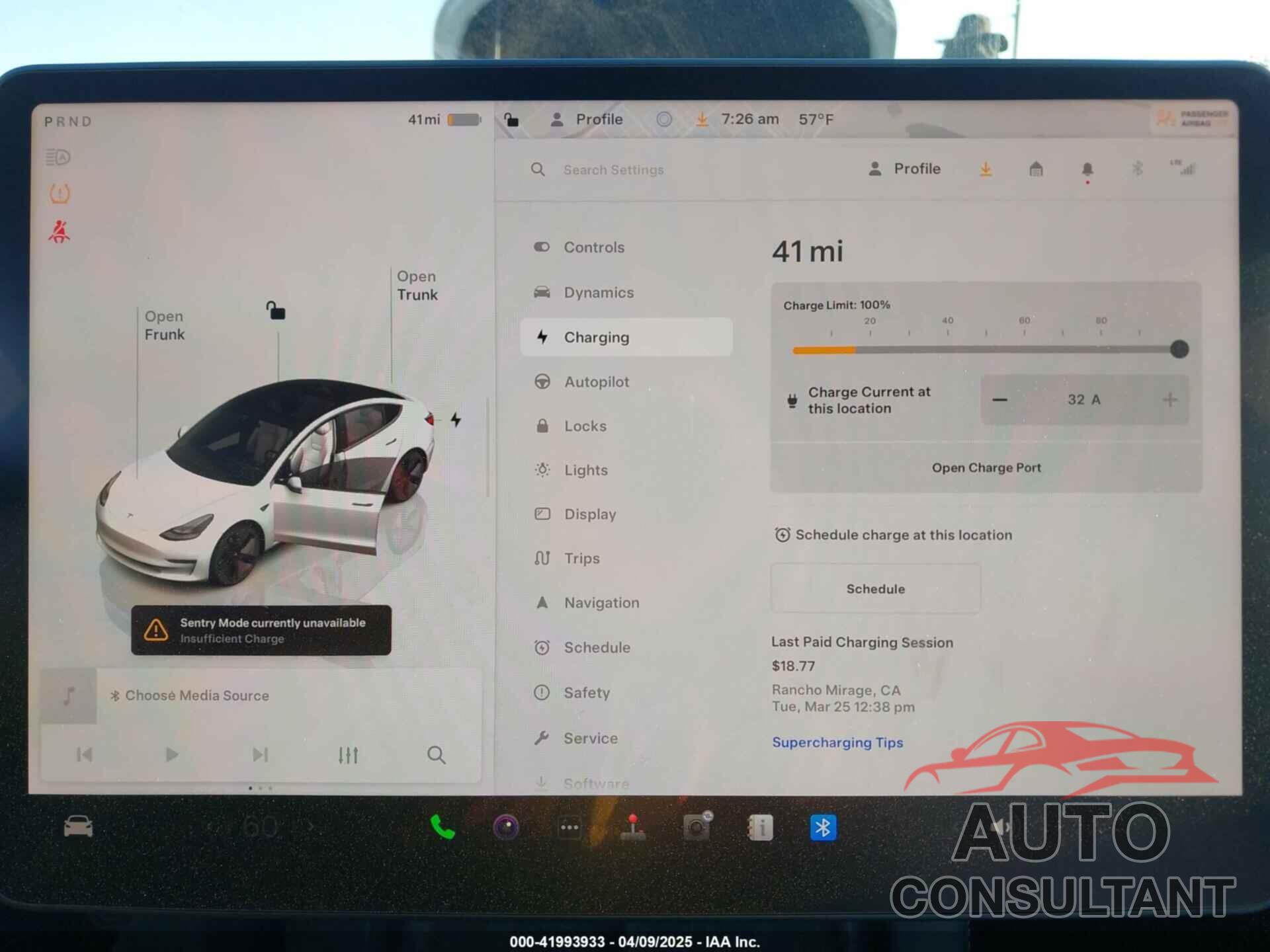TESLA MODEL 3 2023 - 5YJ3E1EA2PF551631