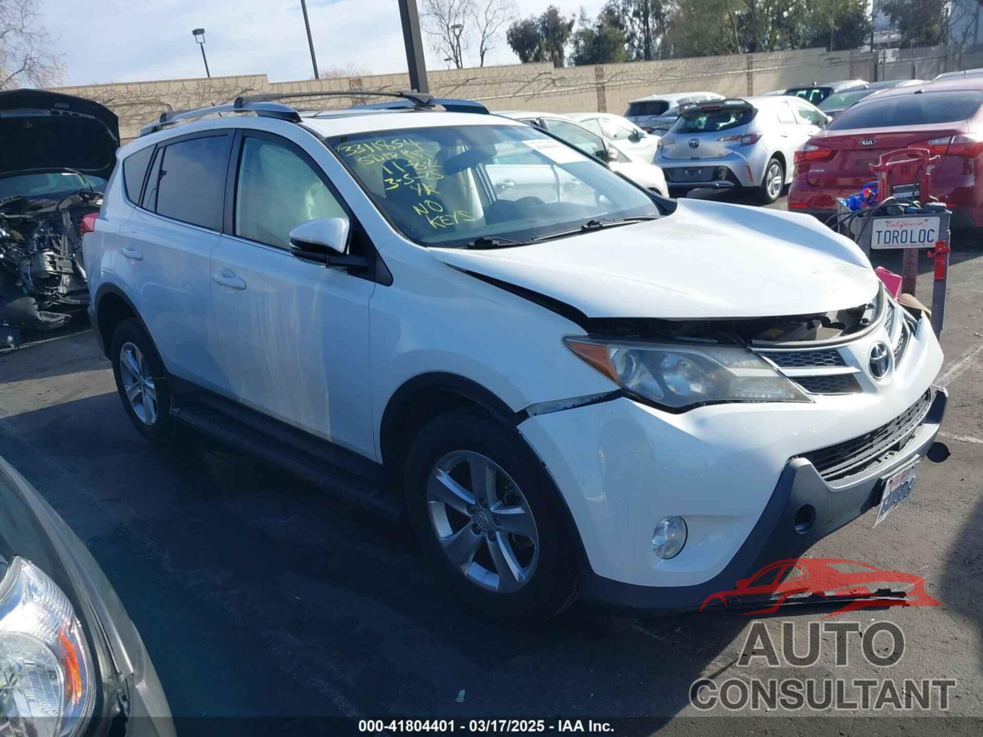 TOYOTA RAV4 2014 - JTMWFREV4EJ015362