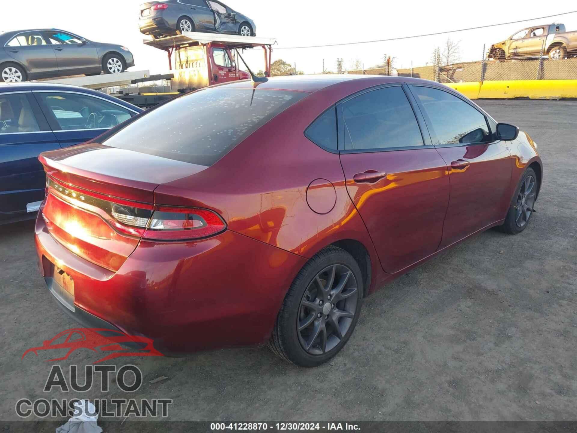 DODGE DART 2015 - 1C3CDFAAXFD364282