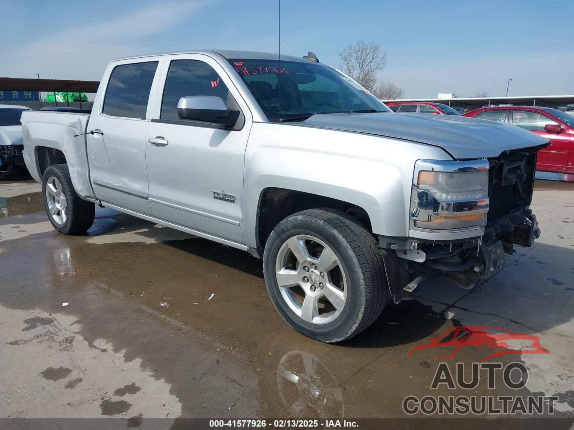CHEVROLET SILVERADO 1500 2016 - 3GCPCREC1GG166207
