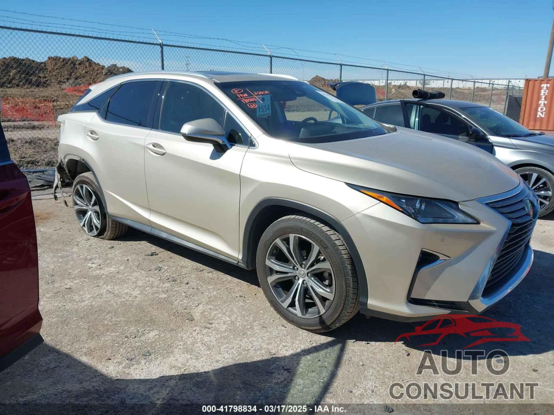 LEXUS RX 350 2017 - 2T2ZZMCA7HC083304