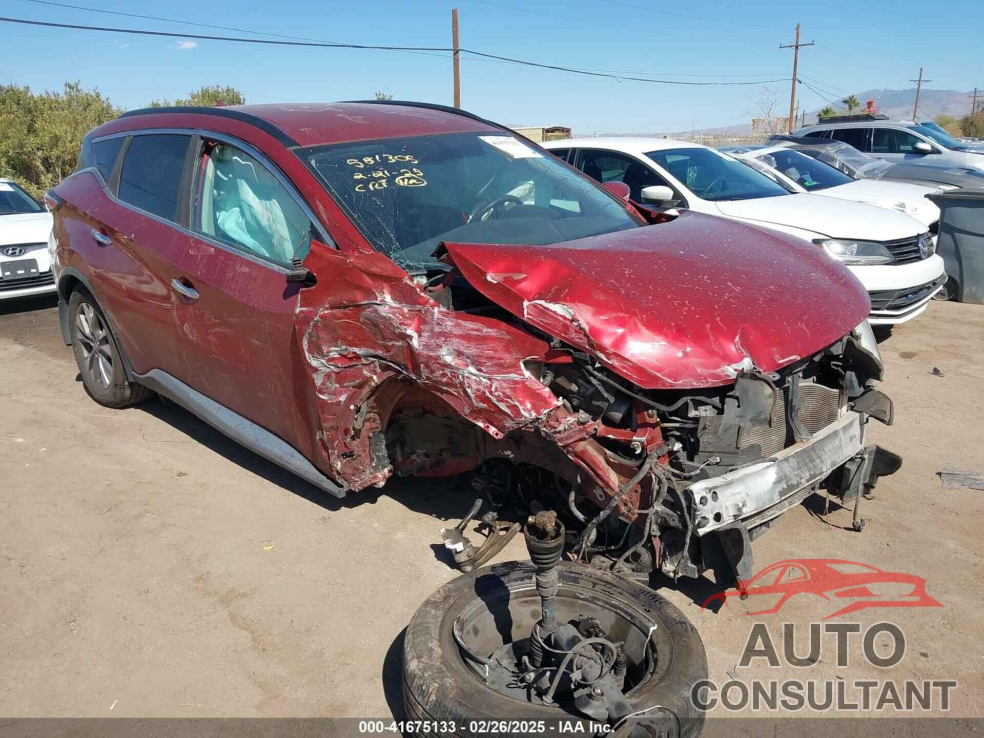 NISSAN MURANO 2015 - 5N1AZ2MHXFN254151