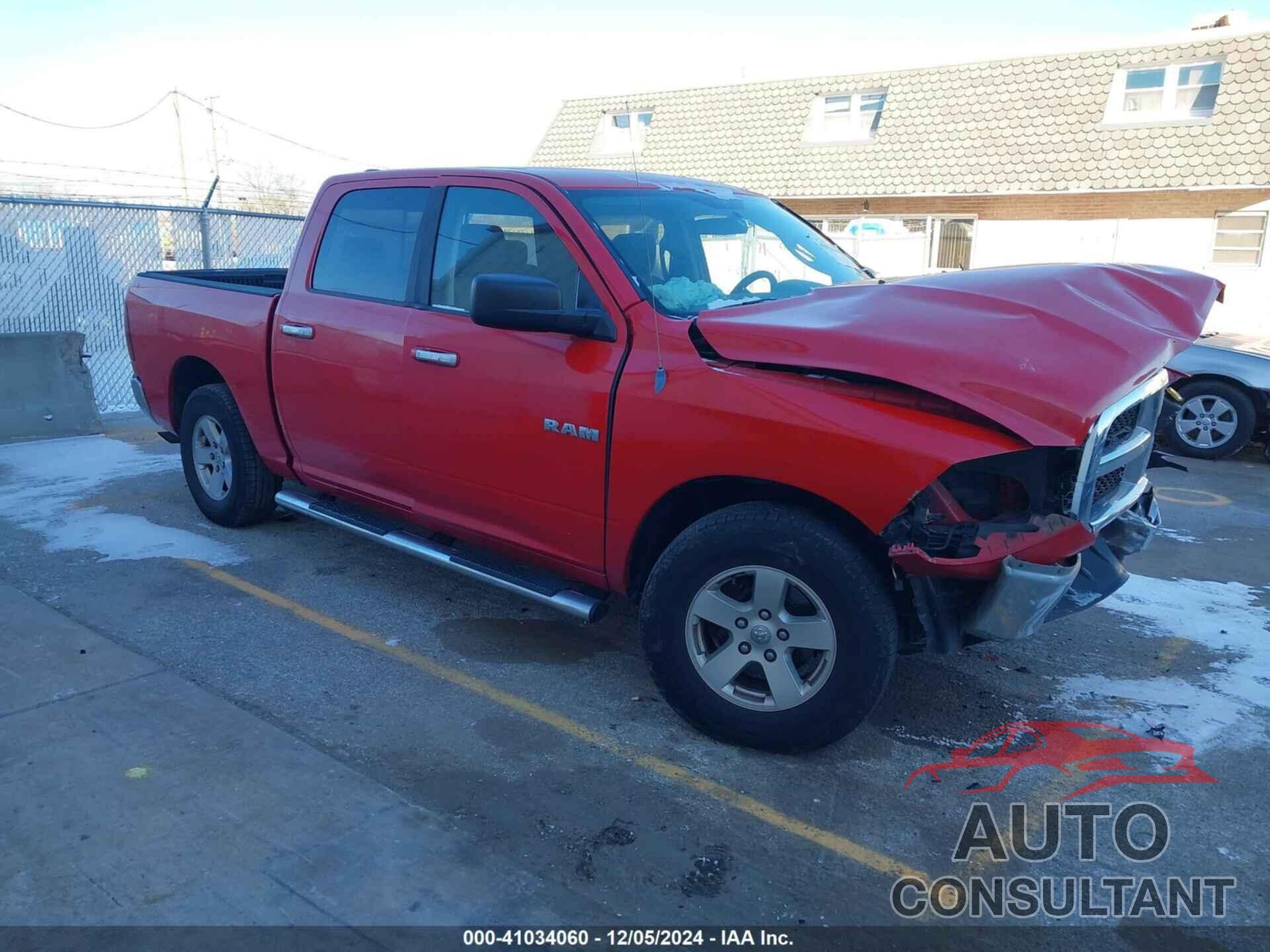DODGE RAM 1500 2009 - 1D3HB13PX9J523553