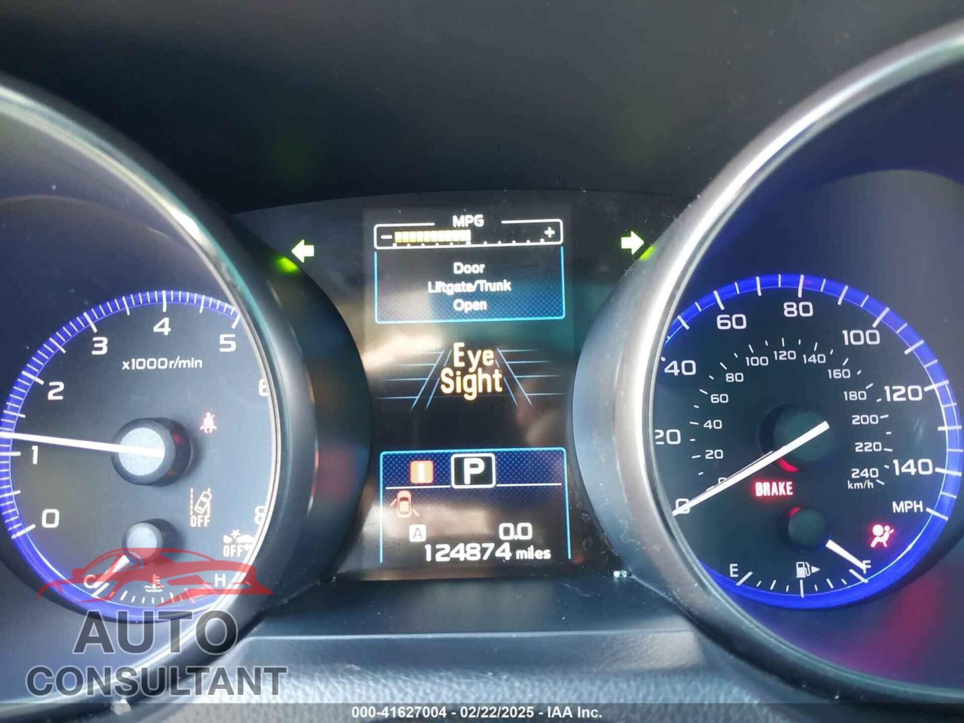 SUBARU OUTBACK 2015 - 4S4BSANC2F3235112