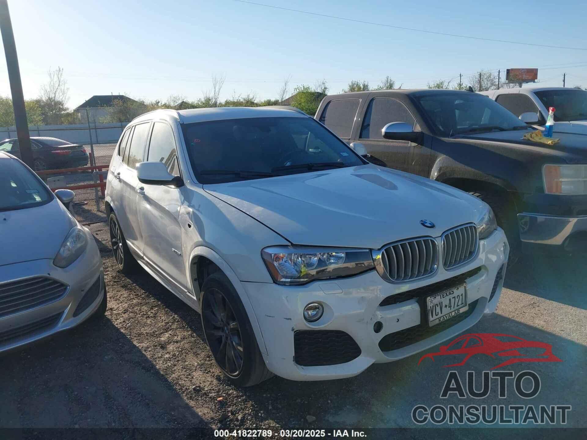 BMW X3 2017 - 5UXWZ7C56H0V85578