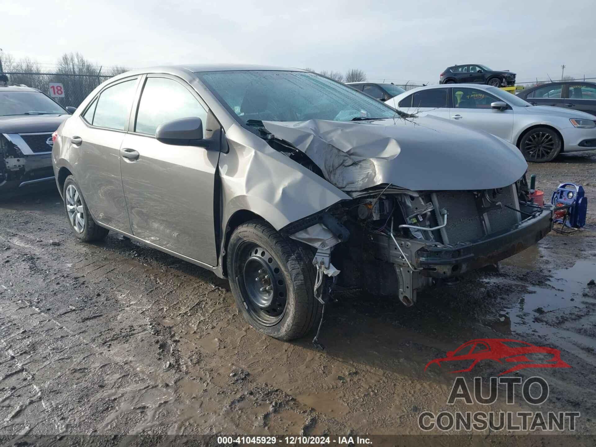 TOYOTA COROLLA 2015 - 2T1BURHE2FC370317
