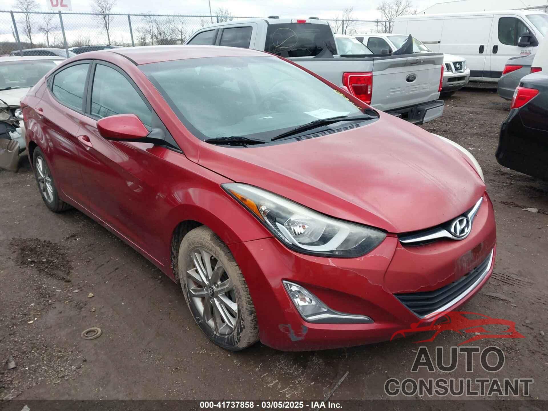 HYUNDAI ELANTRA 2015 - 5NPDH4AE7FH628841