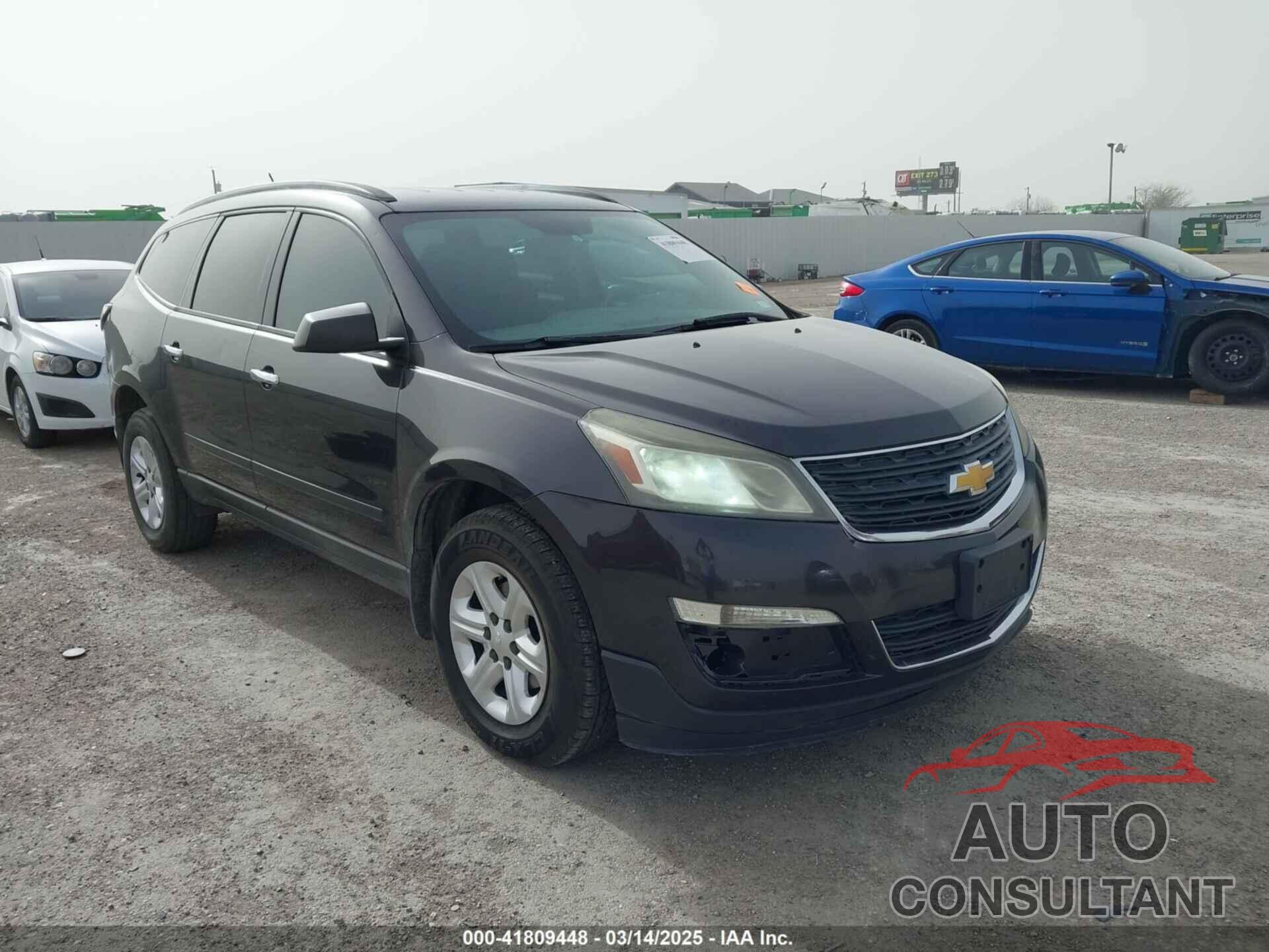 CHEVROLET TRAVERSE 2015 - 1GNKRFEDXFJ219765