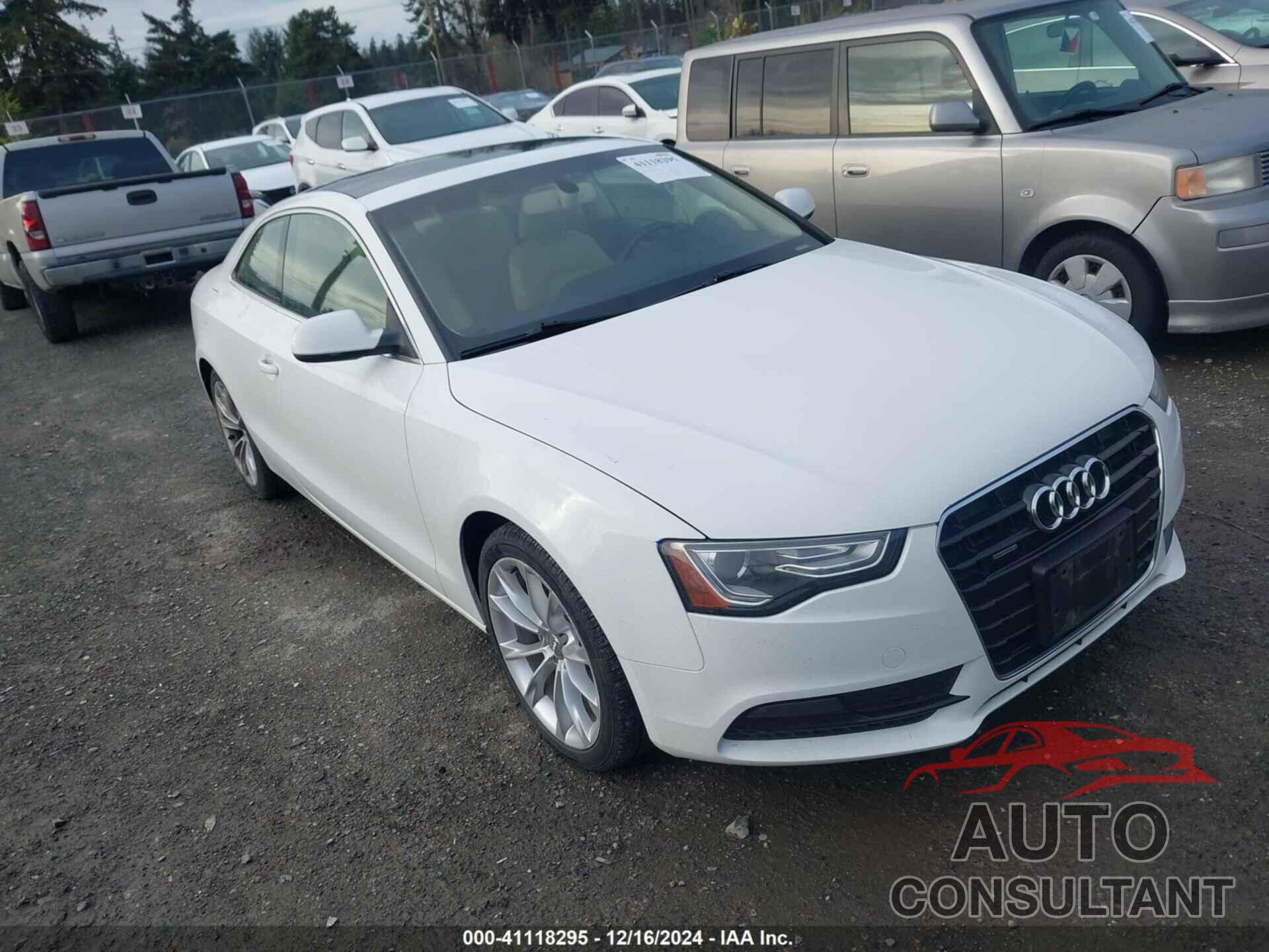 AUDI A5 2013 - WAULFAFR2DA039998