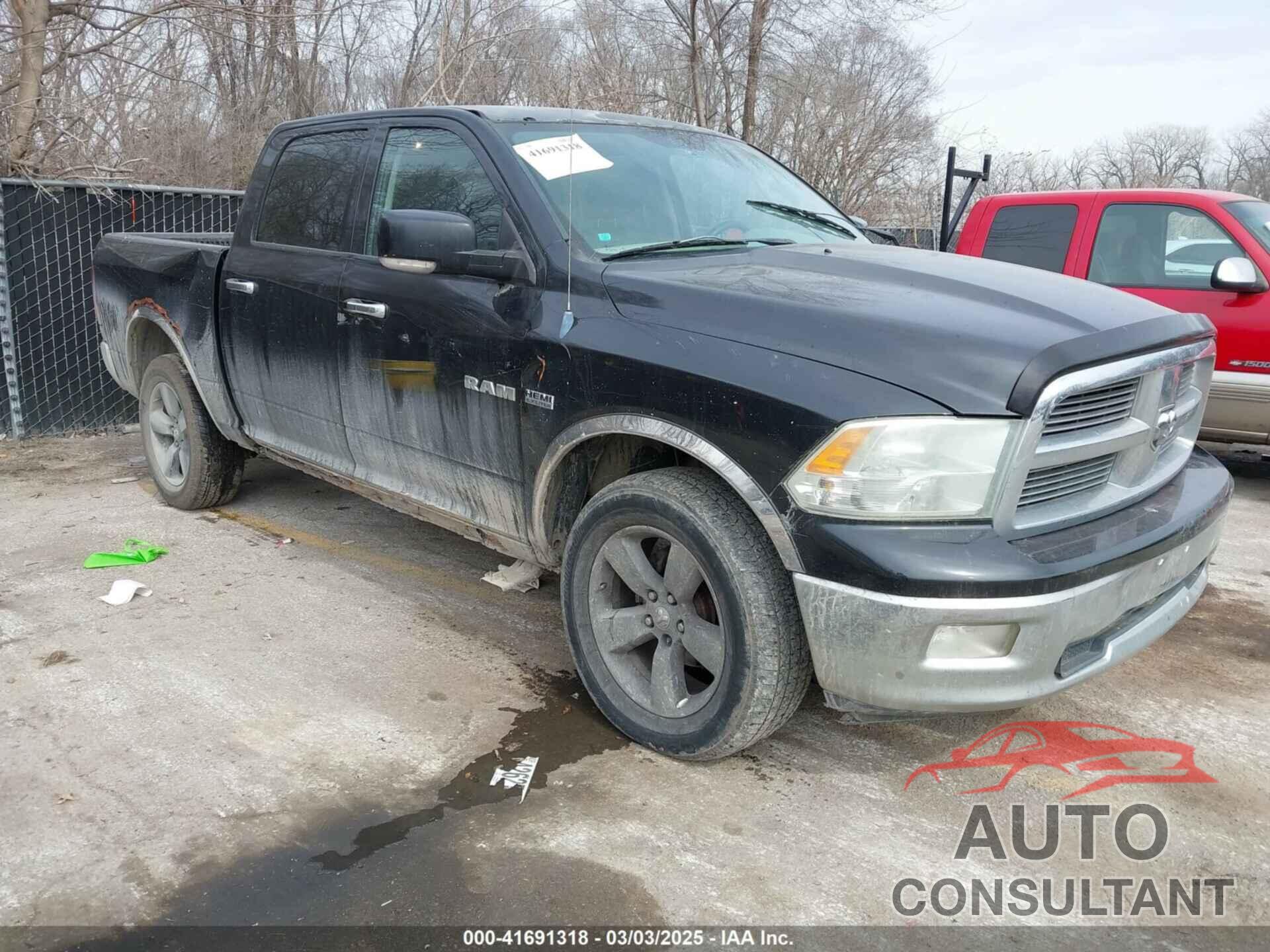 DODGE RAM 1500 2010 - 1D7RV1CT9AS228384