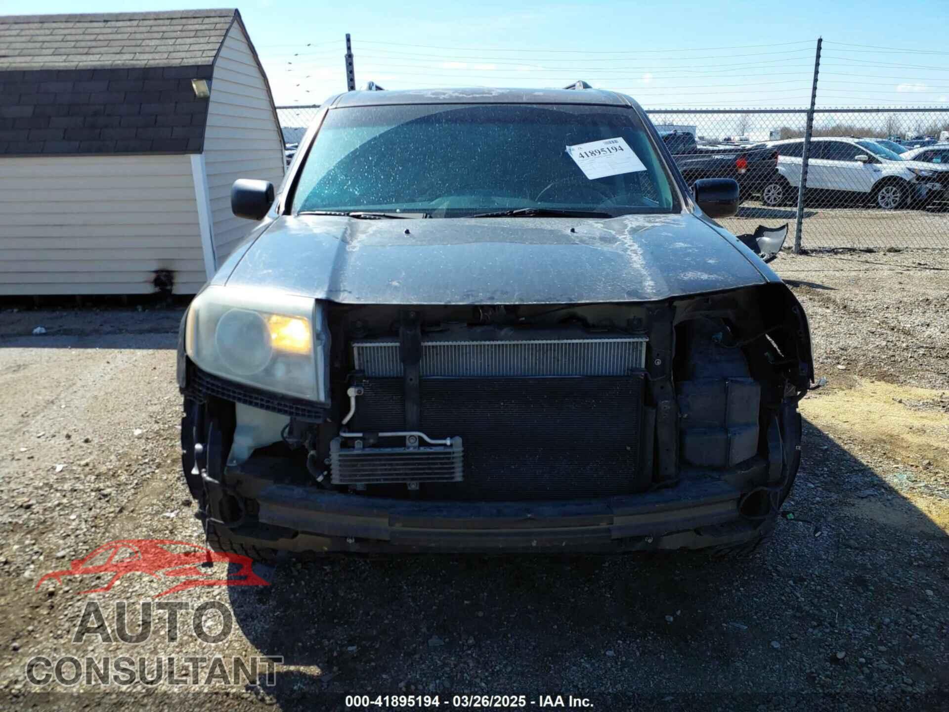 HONDA PILOT 2009 - 5FNYF48819B053839