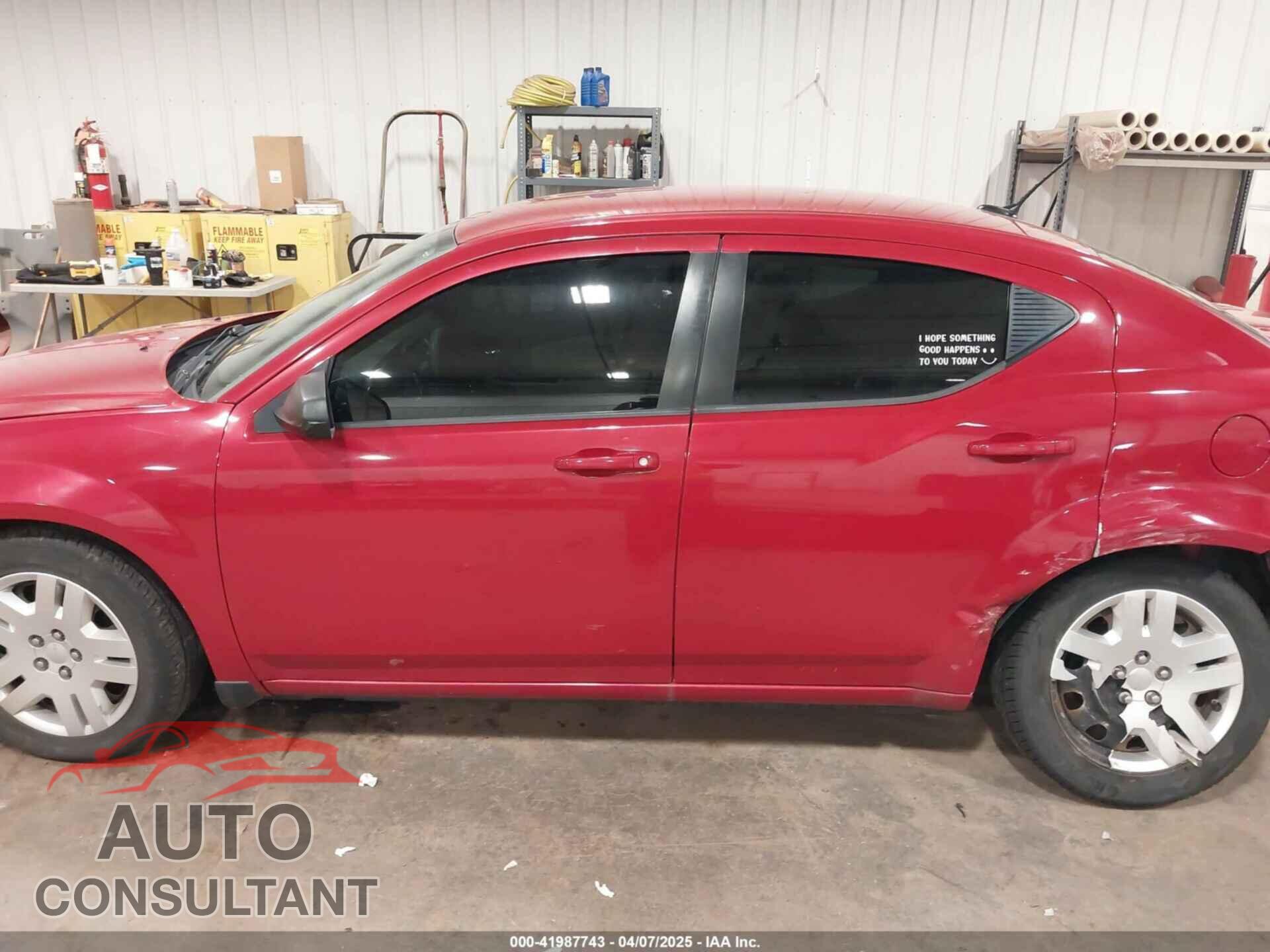 DODGE AVENGER 2013 - 1C3CDZAG0DN750108