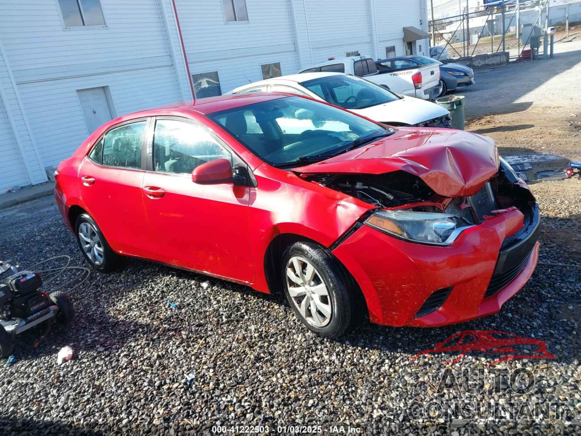 TOYOTA COROLLA 2014 - 5YFBURHE9EP086049