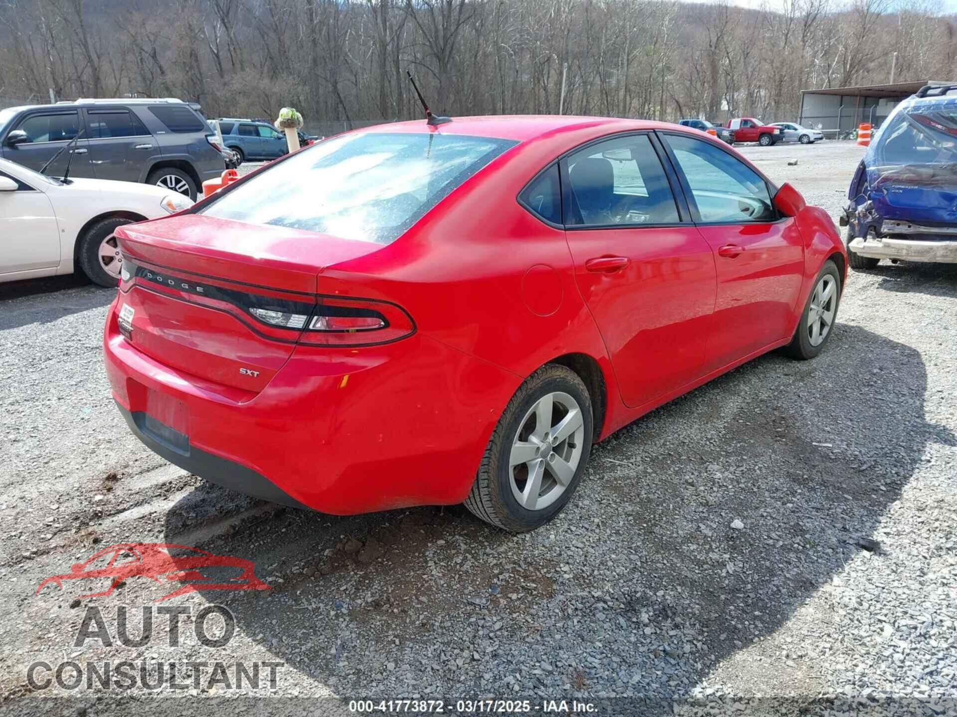 DODGE DART 2016 - 1C3CDFBB0GD616145