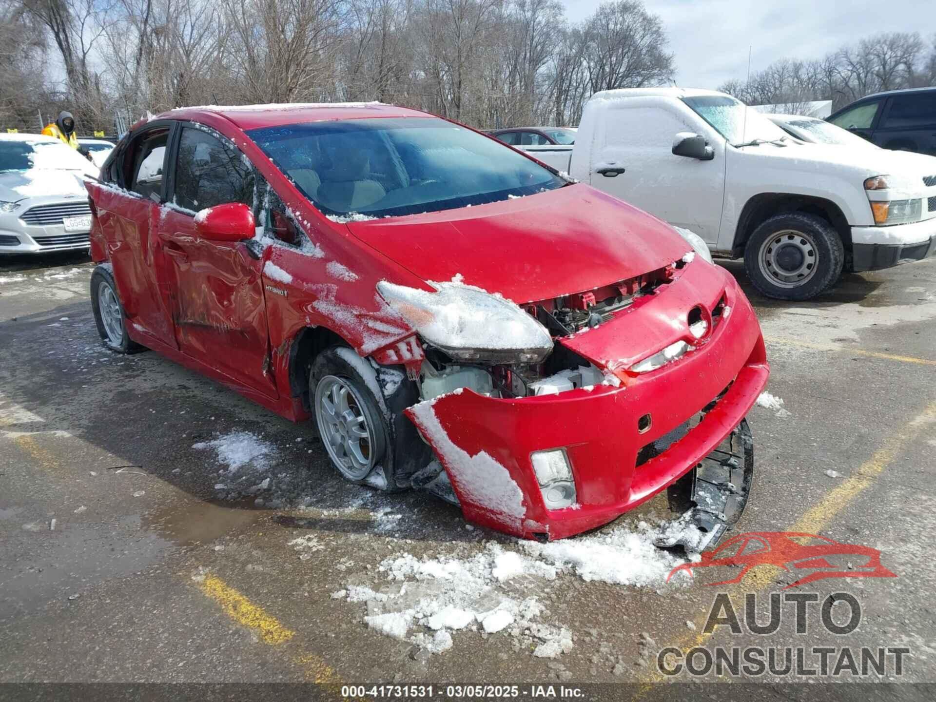 TOYOTA PRIUS 2011 - JTDKN3DU3B0304788