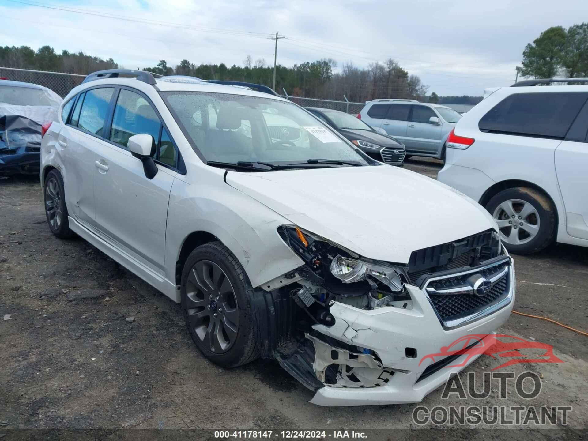 SUBARU IMPREZA 2015 - JF1GPAZ6XF8309613