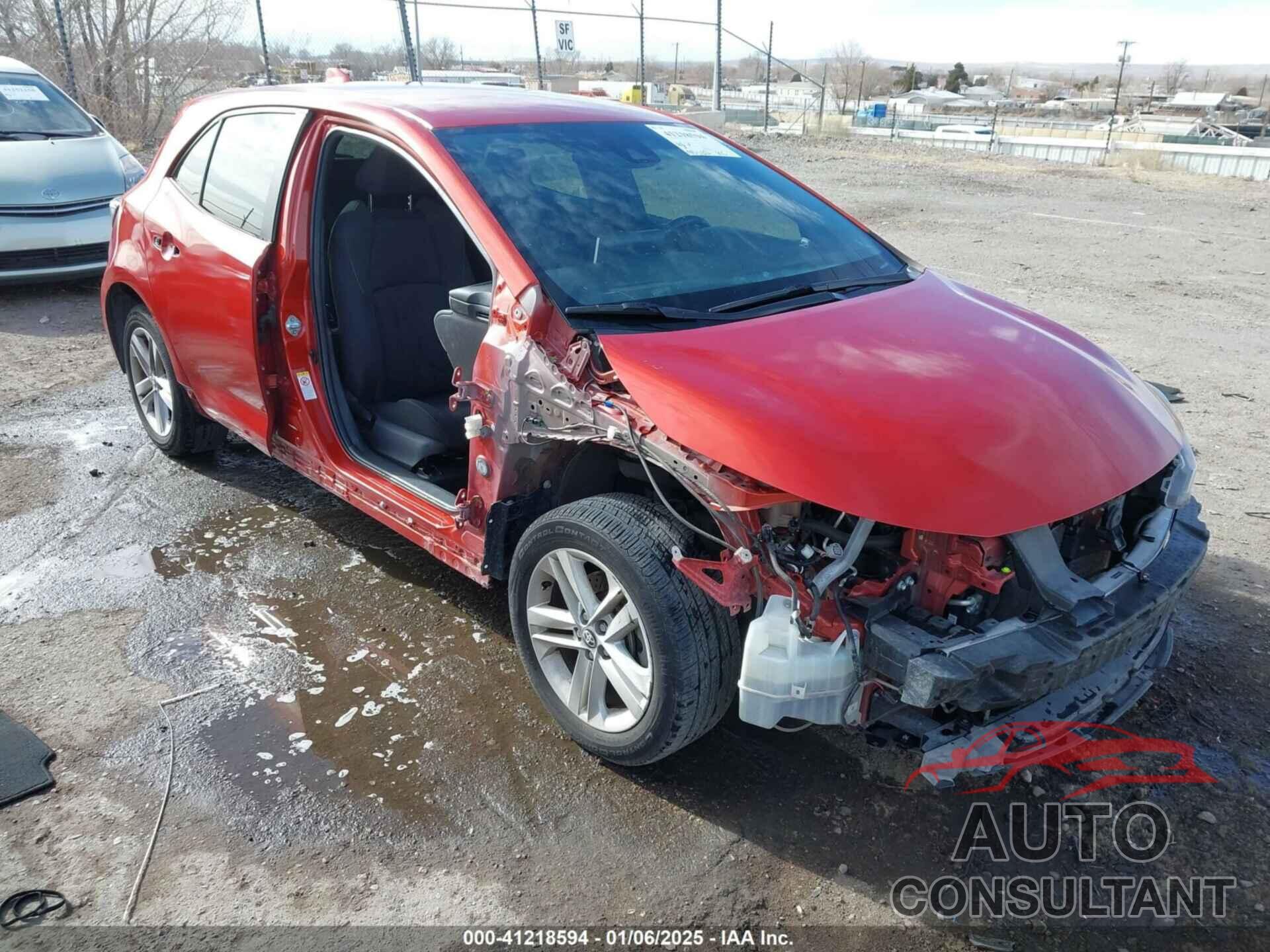 TOYOTA COROLLA 2019 - JTNK4RBE6K3054393