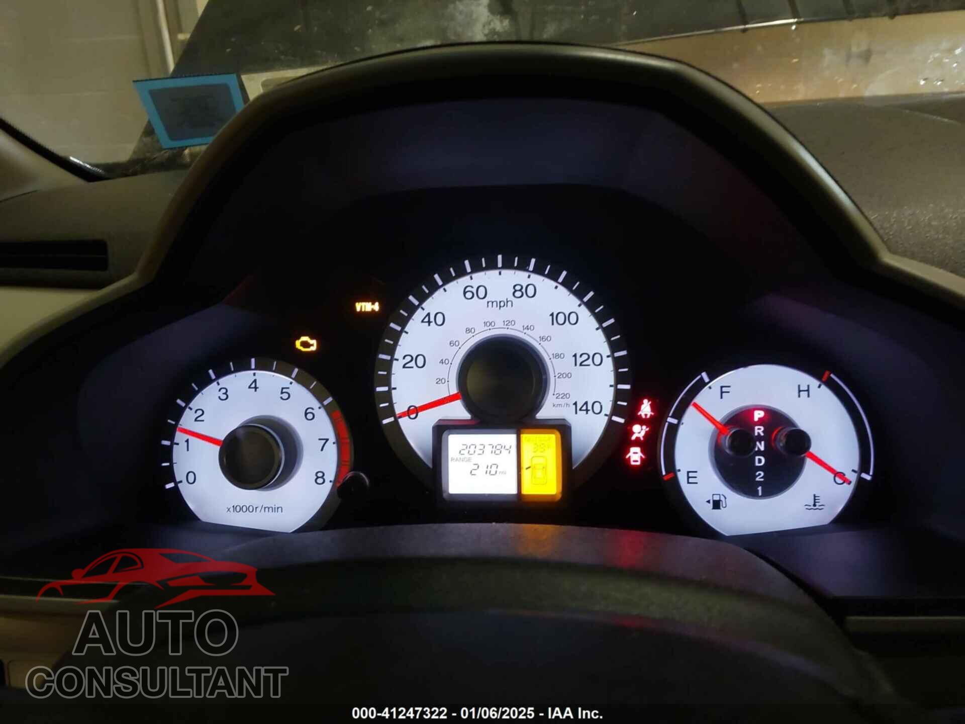 HONDA PILOT 2010 - 5FNYF4H29AB504872