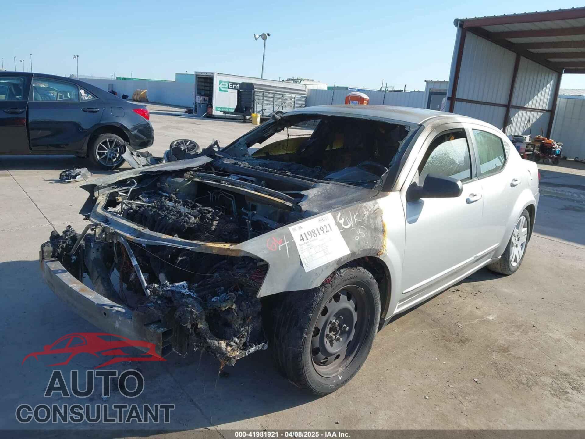 DODGE AVENGER 2012 - 1C3CDZAB2CN323046
