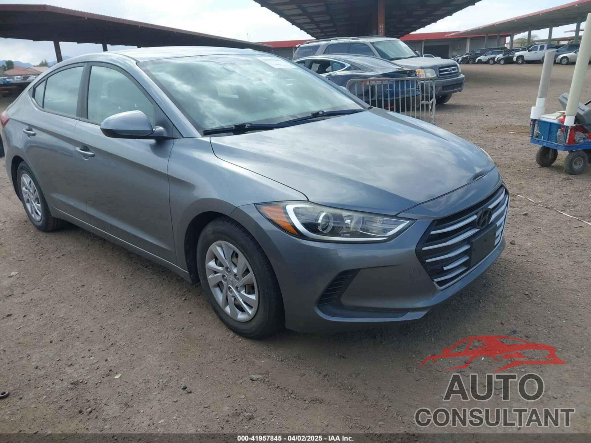 HYUNDAI ELANTRA 2017 - KMHD74LF1HU151238