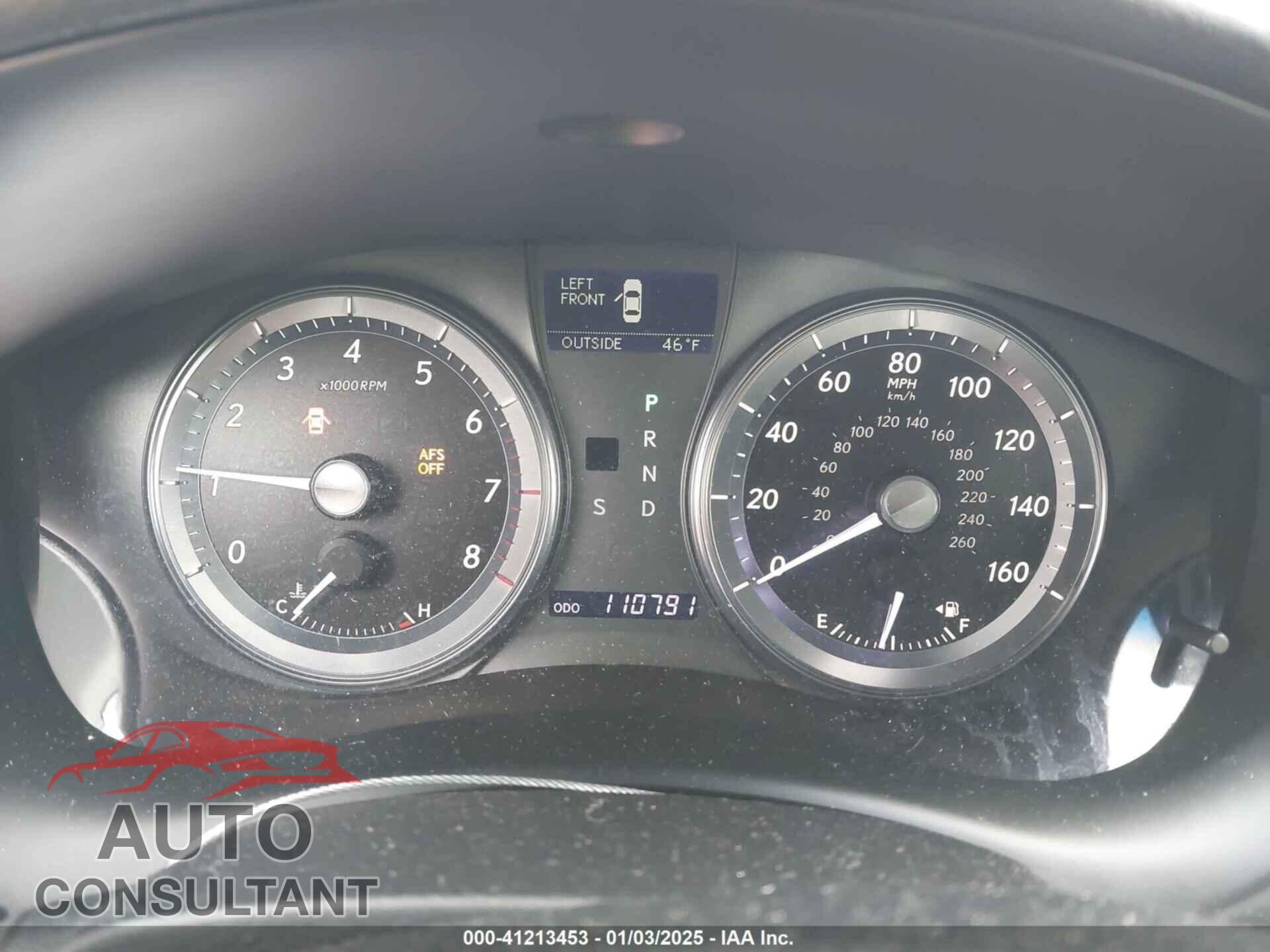 LEXUS ES 350 2011 - JTHBK1EG7B2425896