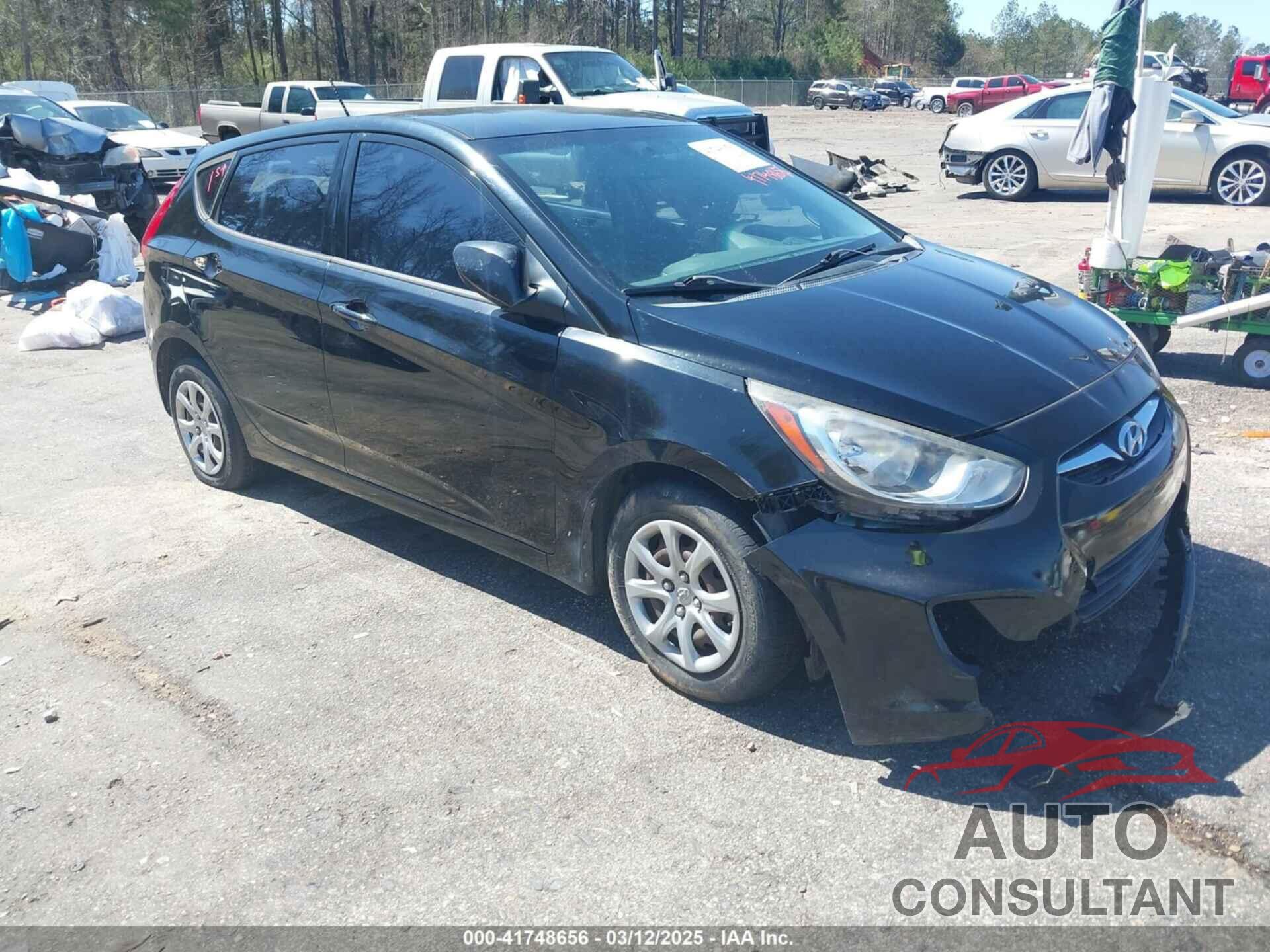 HYUNDAI ACCENT 2012 - KMHCT5AE4CU044605
