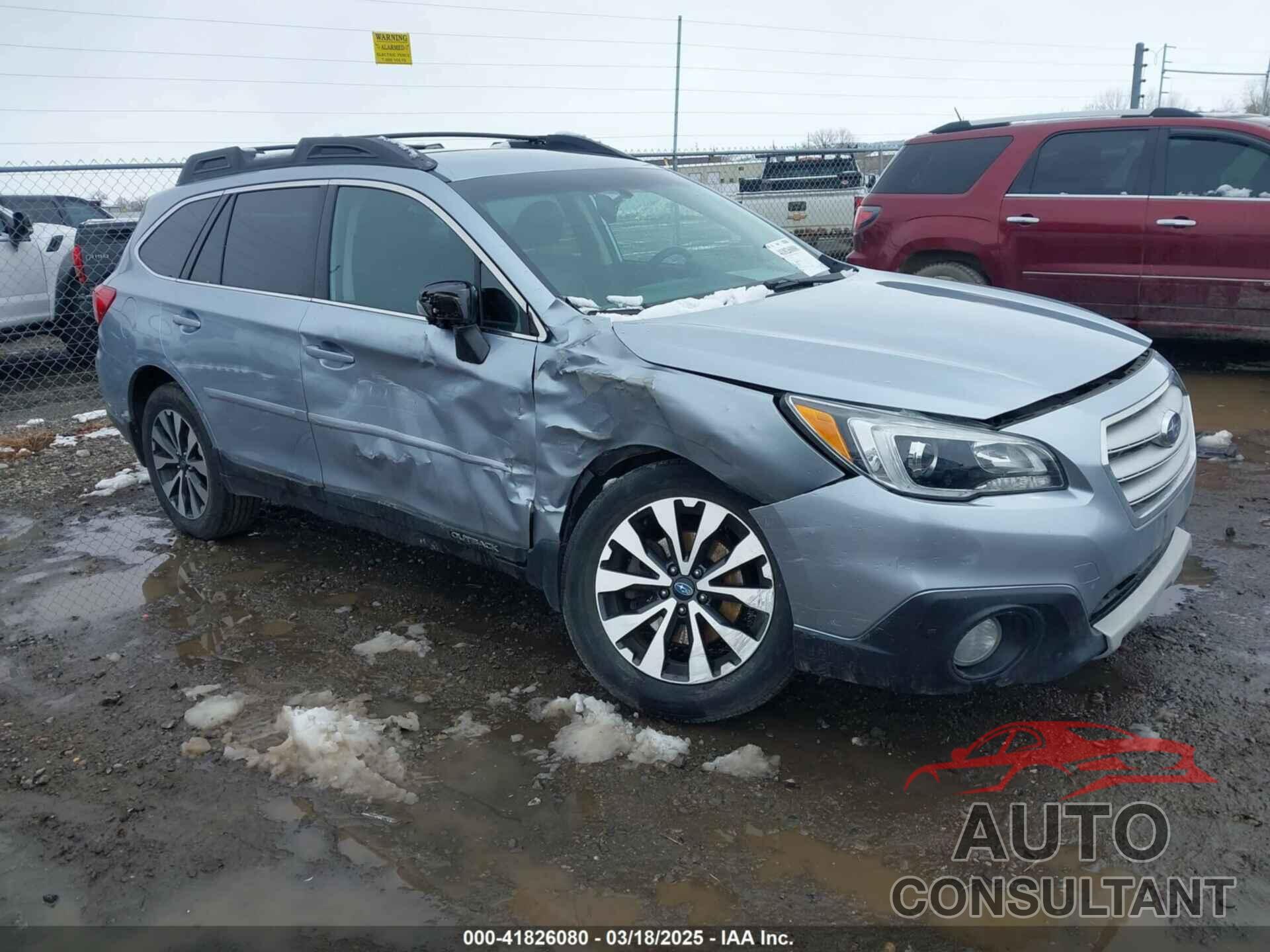 SUBARU OUTBACK 2015 - 4S4BSBJC1F3314749