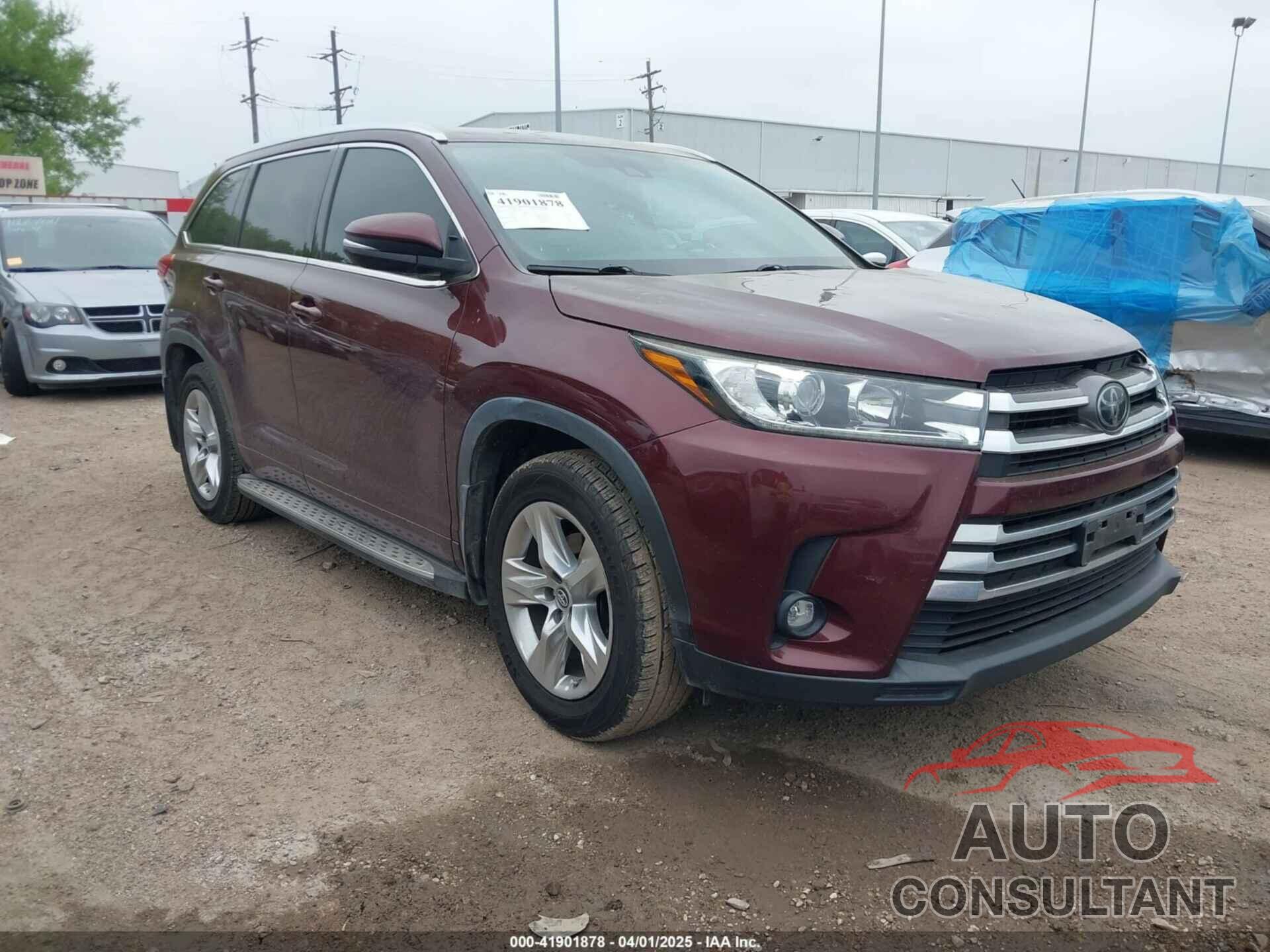 TOYOTA HIGHLANDER 2019 - 5TDYZRFH1KS299928