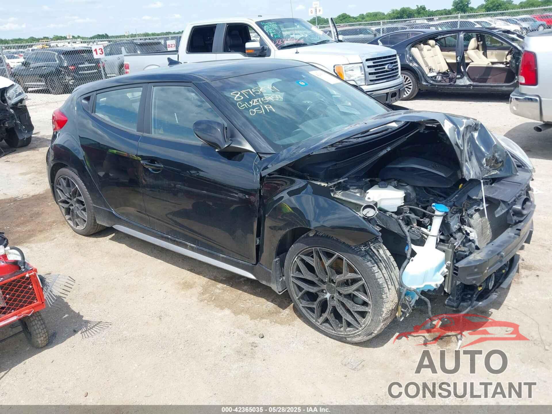 HYUNDAI VELOSTER 2016 - KMHTC6AE6GU275954