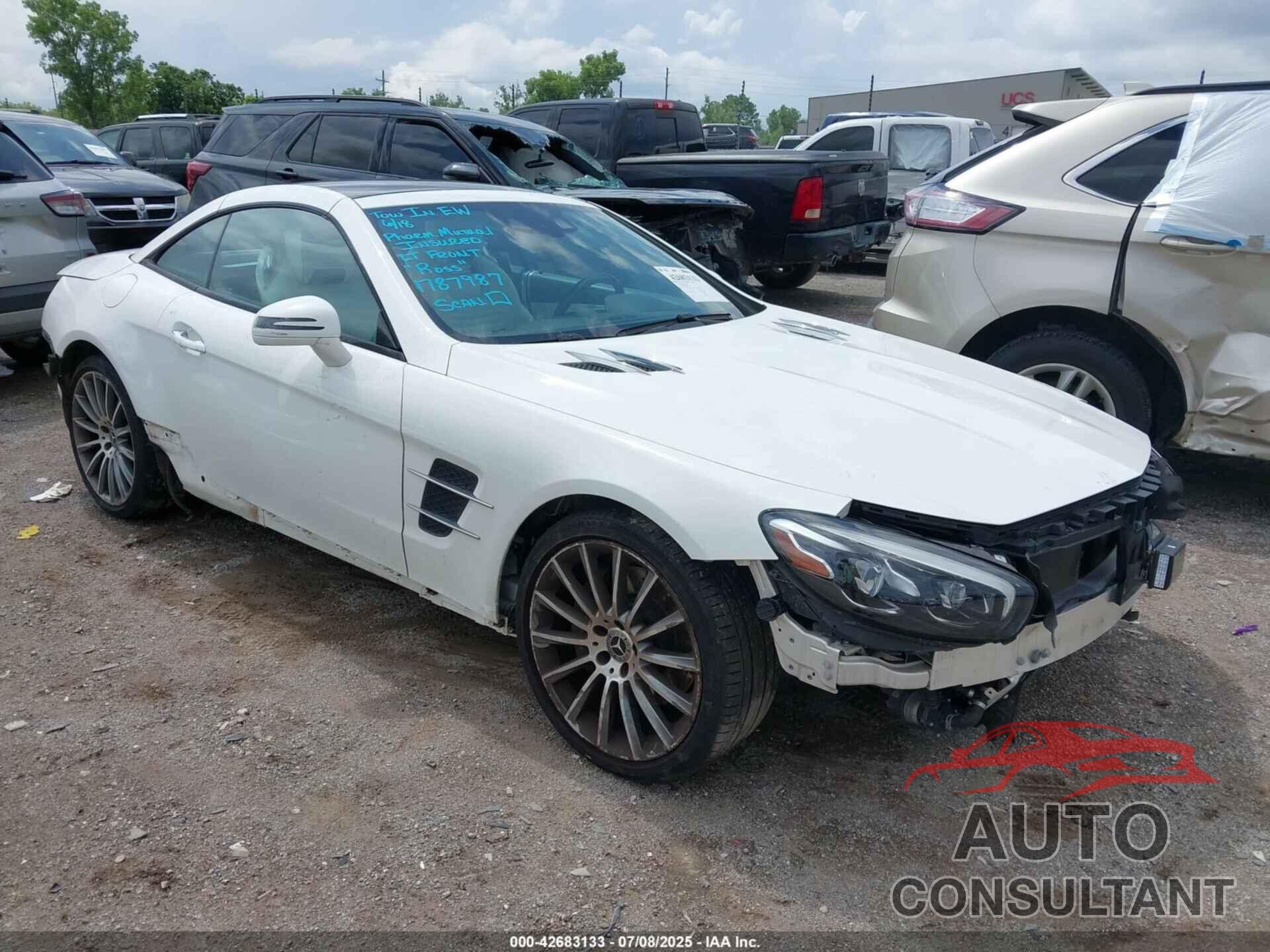 MERCEDES-BENZ SL 450 2019 - WDDJK6GAXKF056517