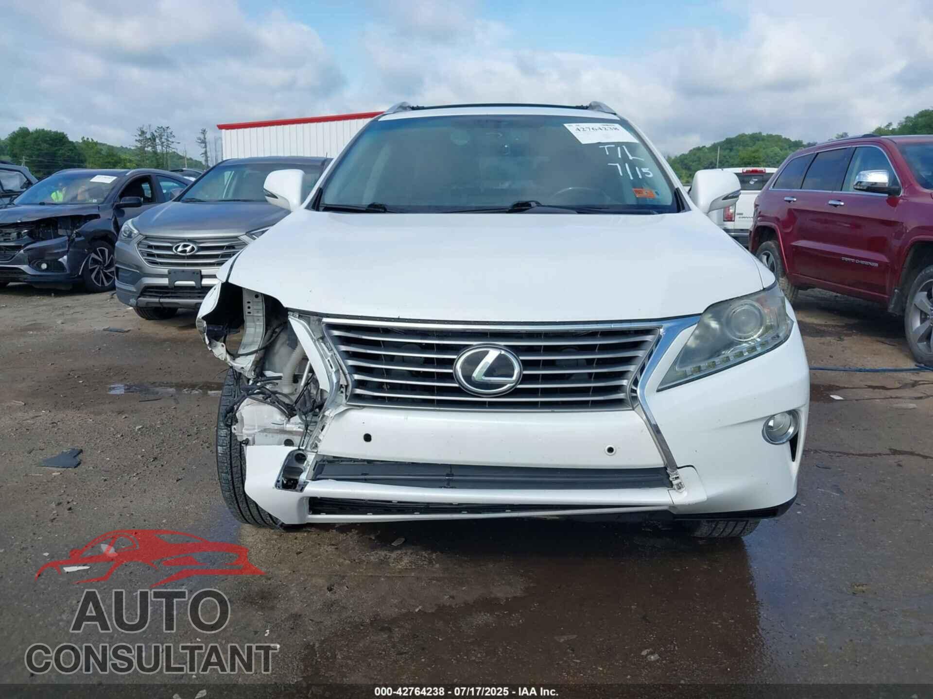 LEXUS RX 350 2013 - 2T2BK1BA3DC184100