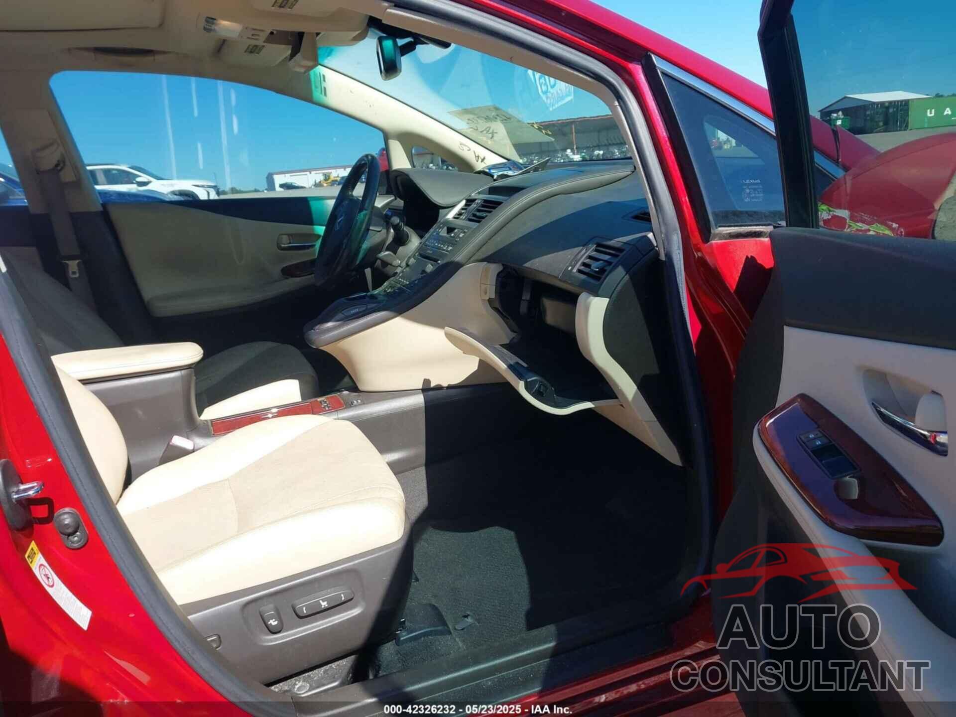 LEXUS HS 250H 2010 - JTHBB1BA2A2007082