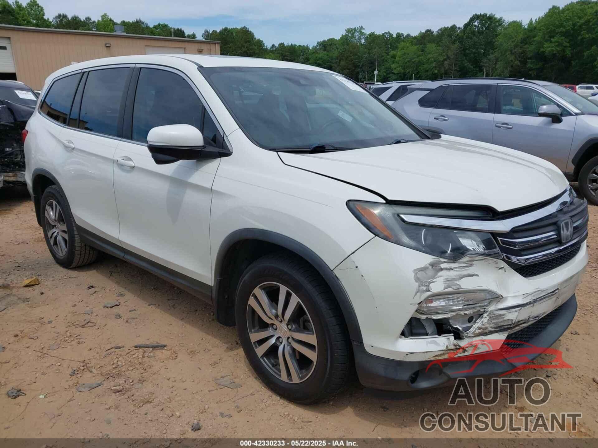 HONDA PILOT 2017 - 5FNYF5H62HB010064