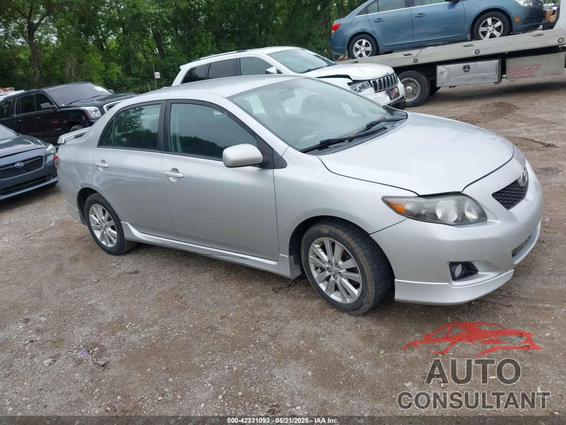TOYOTA COROLLA 2009 - 1NXBU40E89Z097532