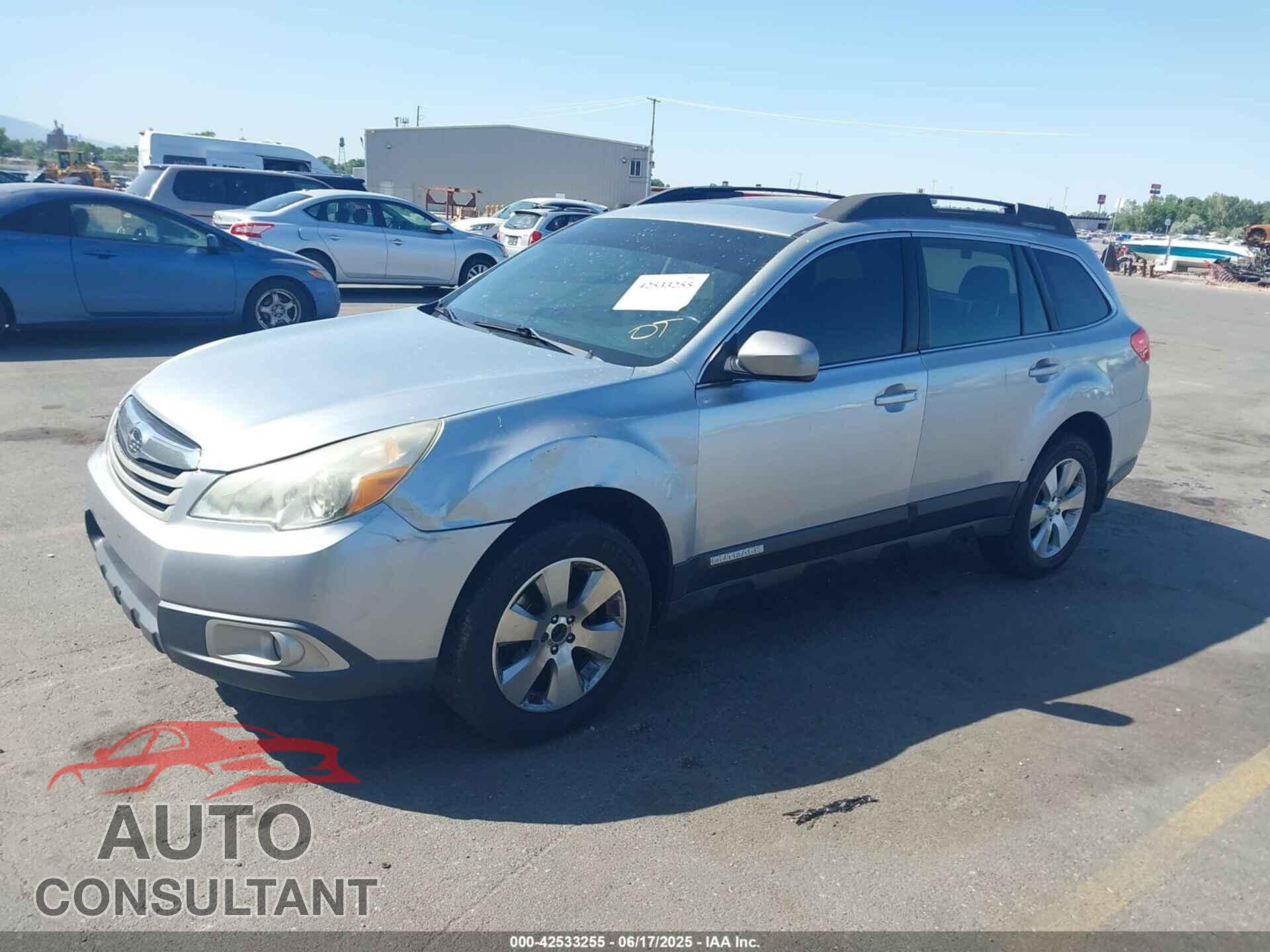 SUBARU OUTBACK 2012 - 4S4BRBGC8C3243340