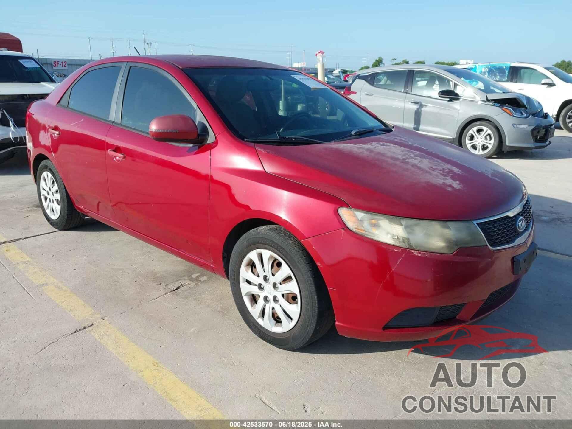 KIA FORTE 2012 - KNAFU4A25C5485066