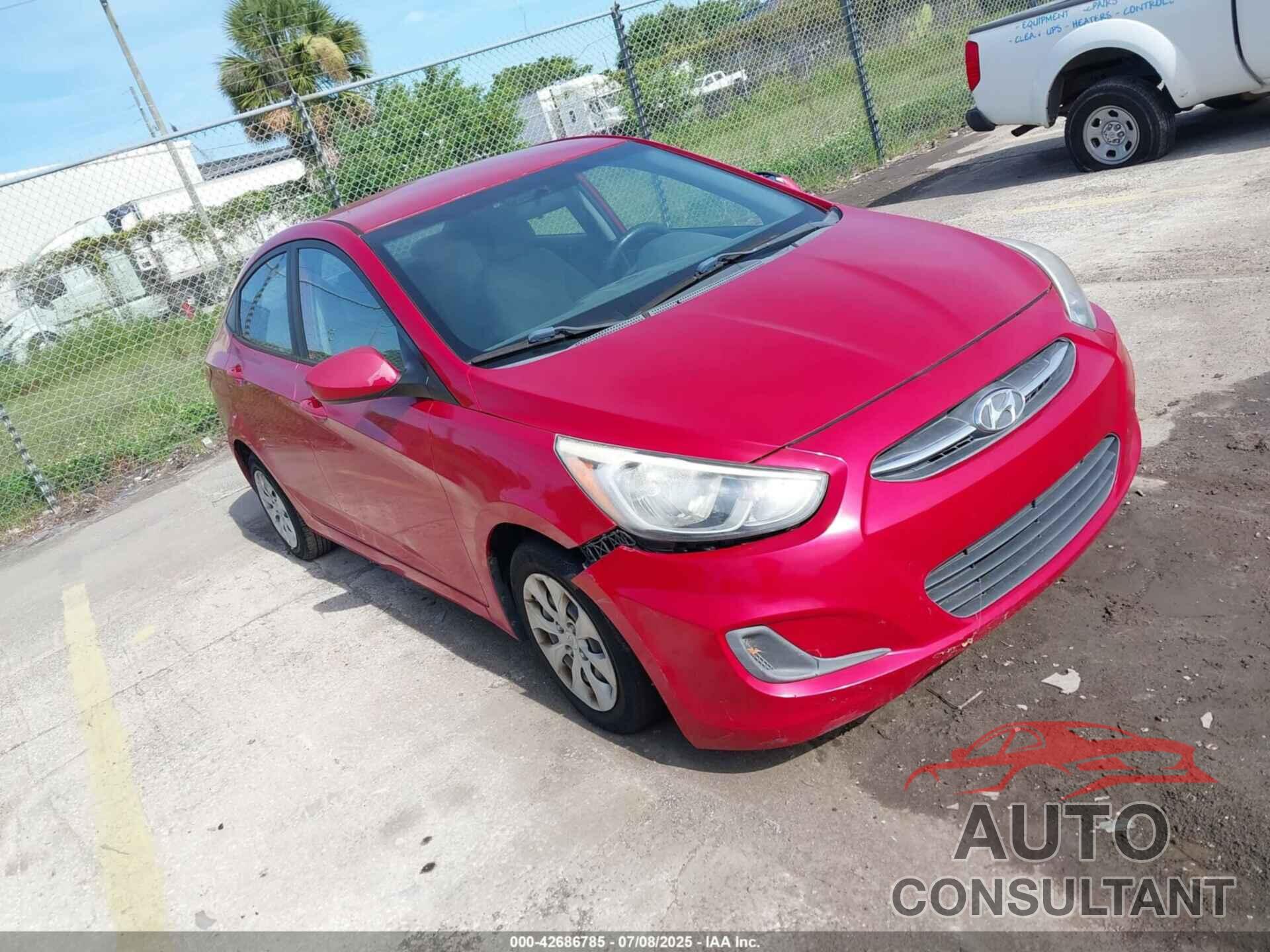 HYUNDAI ACCENT 2015 - KMHCT4AEXFU808682