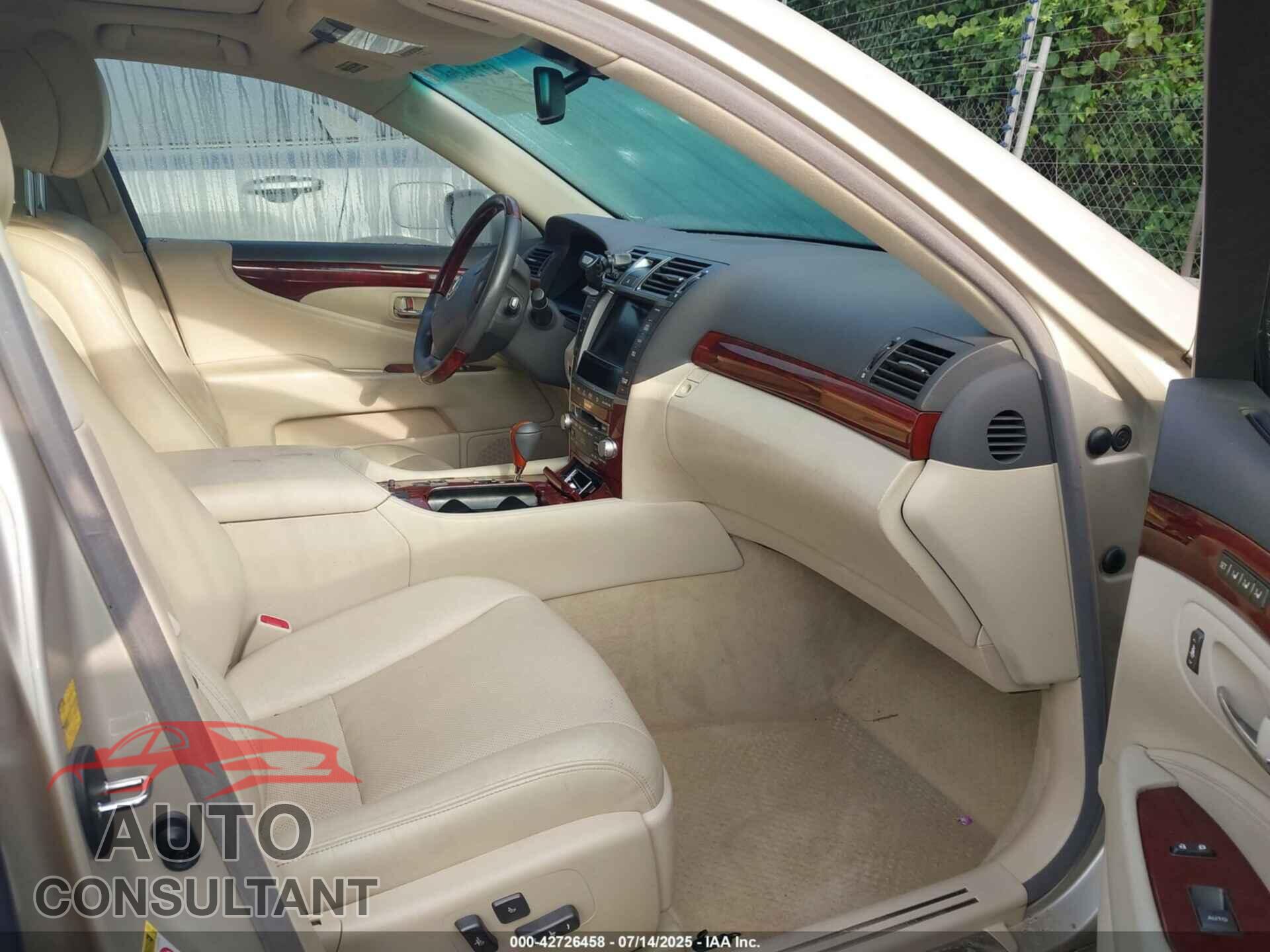 LEXUS LS 460 2012 - JTHBL5EF5C5111062