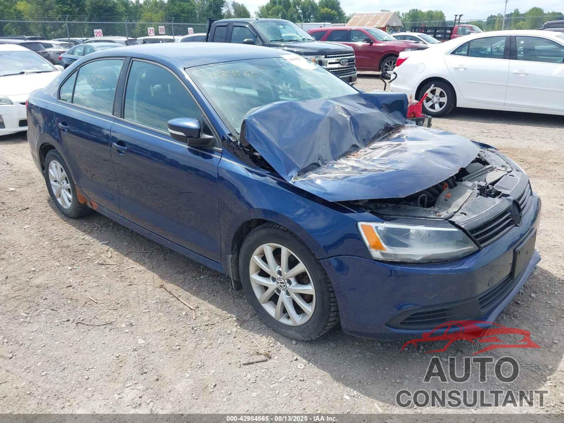 VOLKSWAGEN JETTA 2012 - 3VWDP7AJ5CM003066