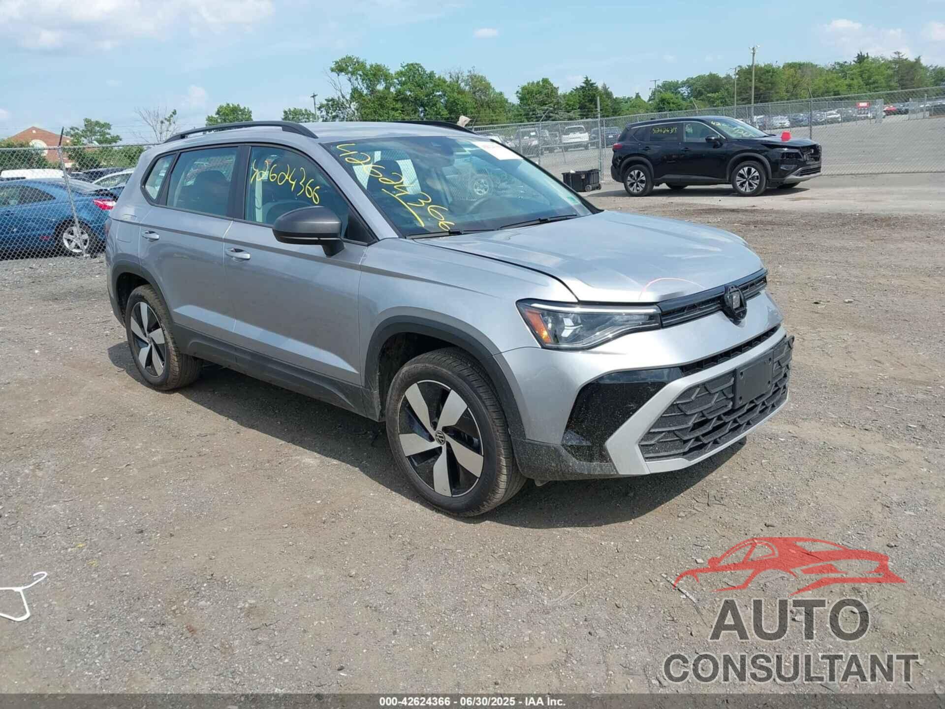 VOLKSWAGEN TAOS 2025 - 3VV8C7B24SM041217