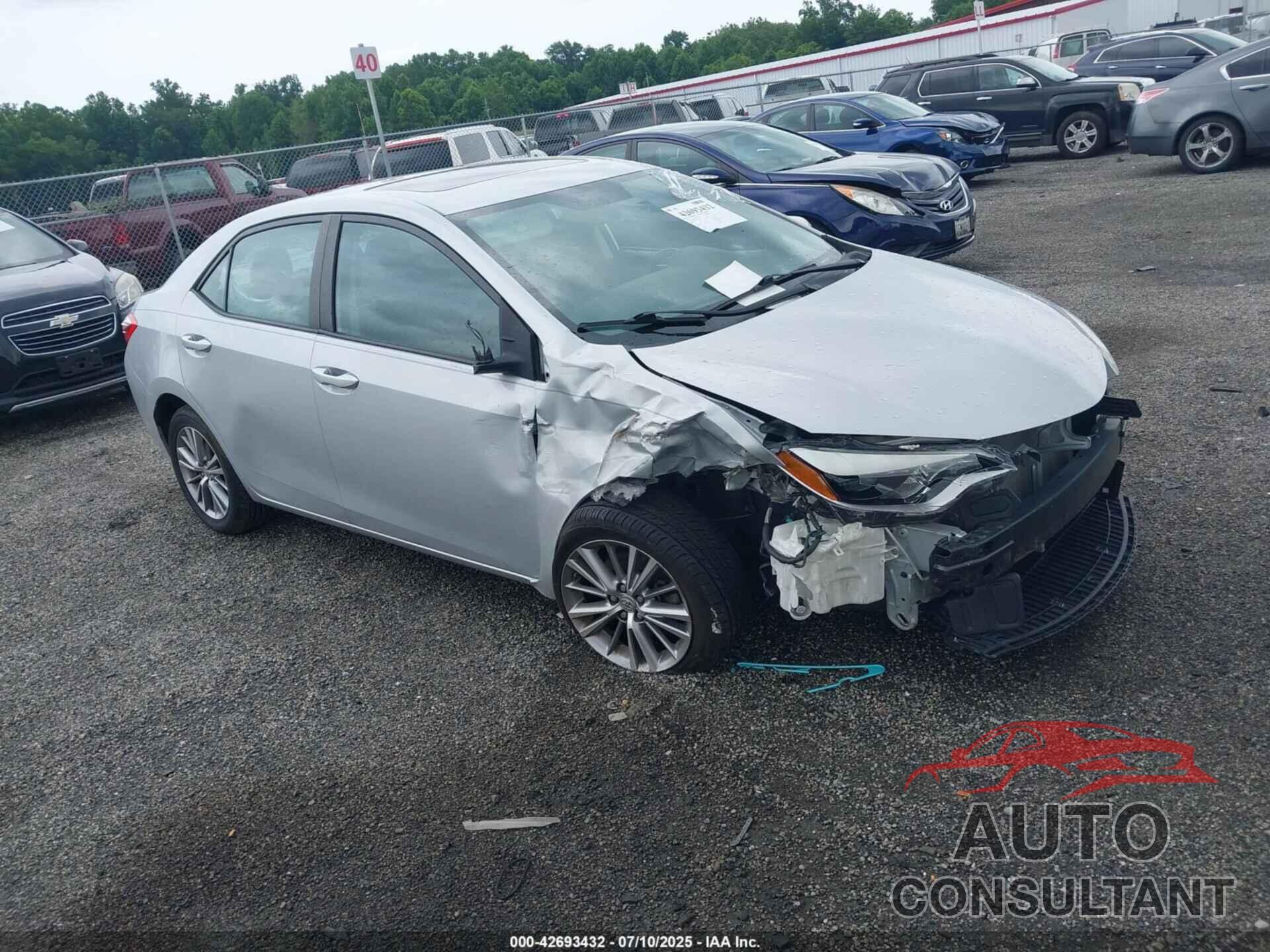 TOYOTA COROLLA 2014 - 2T1BURHE5EC031372